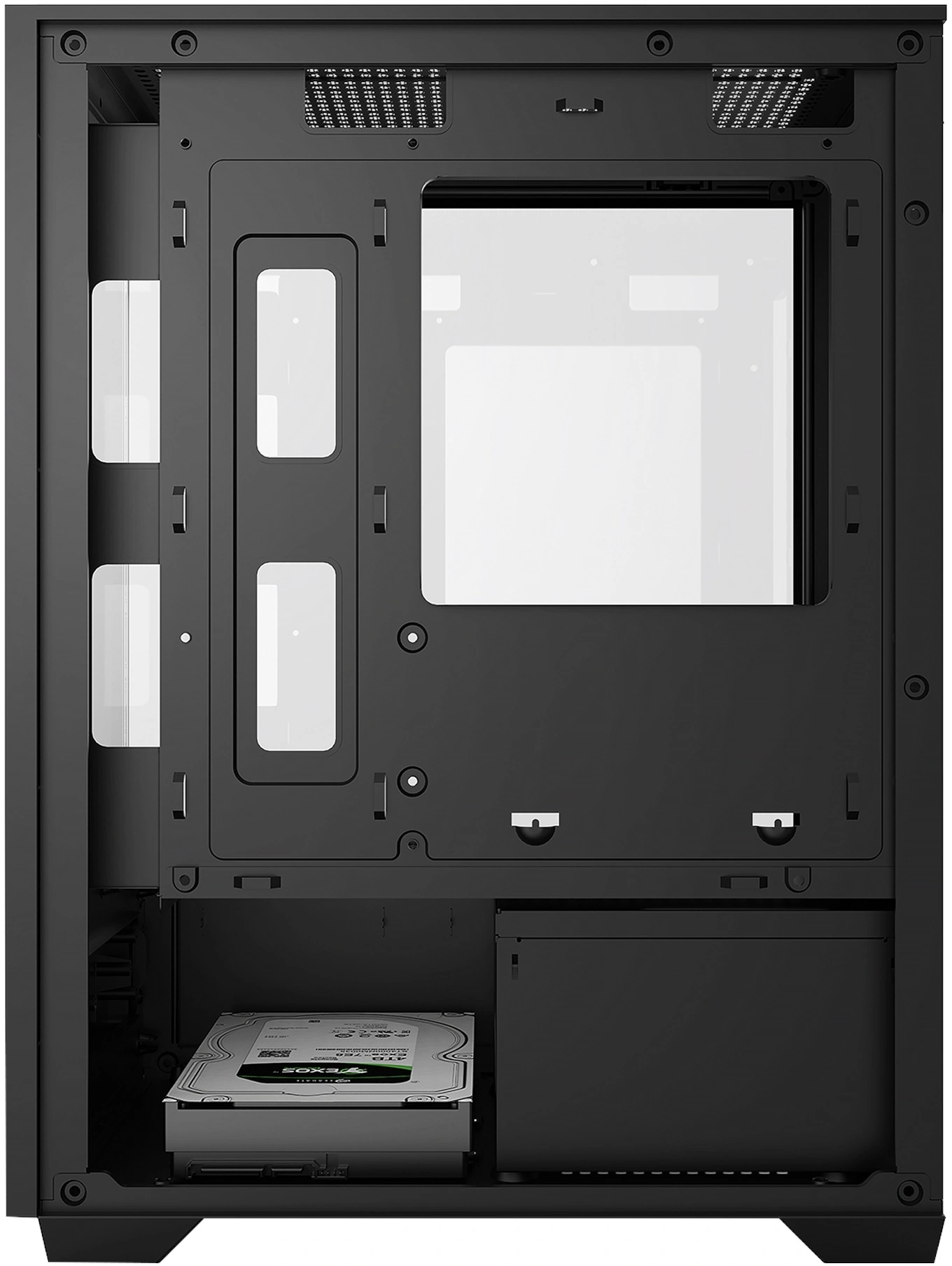 Корпус Bloody CC-125 черный без БП mATX 5x120mm 2xUSB2.0 1xUSB3.0 audio bott PSU — миниатюра 8