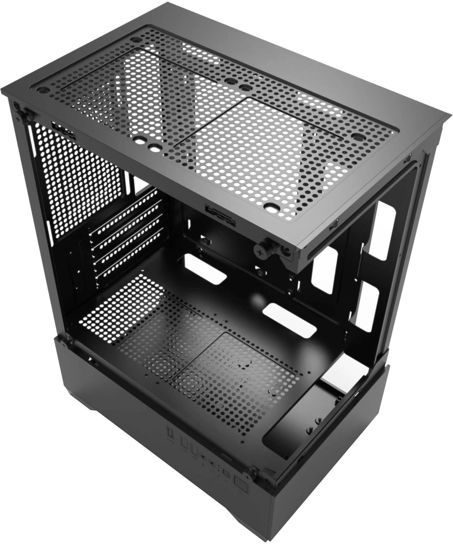 Корпус Bloody CC-125 черный без БП mATX 5x120mm 2xUSB2.0 1xUSB3.0 audio bott PSU — миниатюра 13