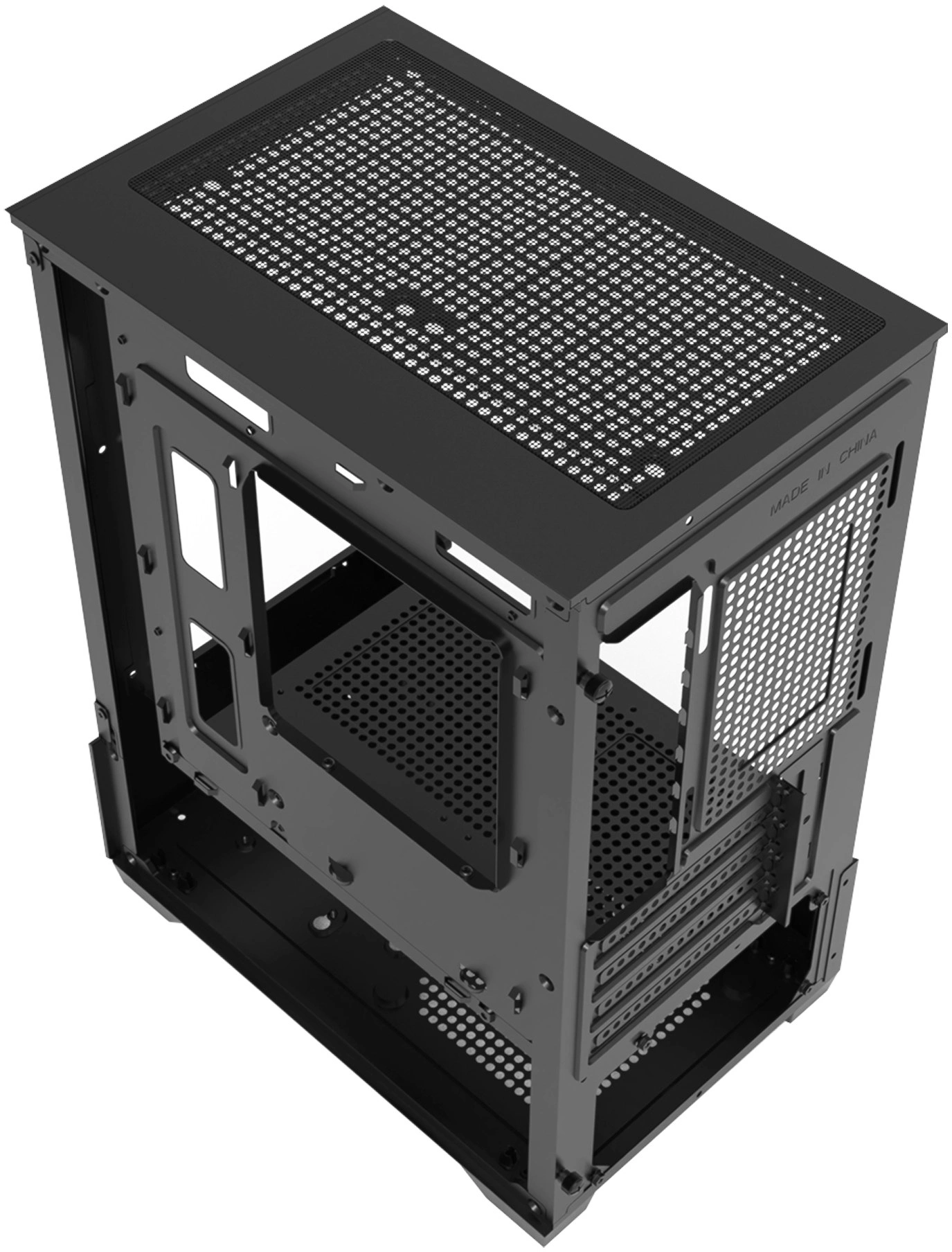 Корпус Bloody CC-125 черный без БП mATX 5x120mm 2xUSB2.0 1xUSB3.0 audio bott PSU — миниатюра 14