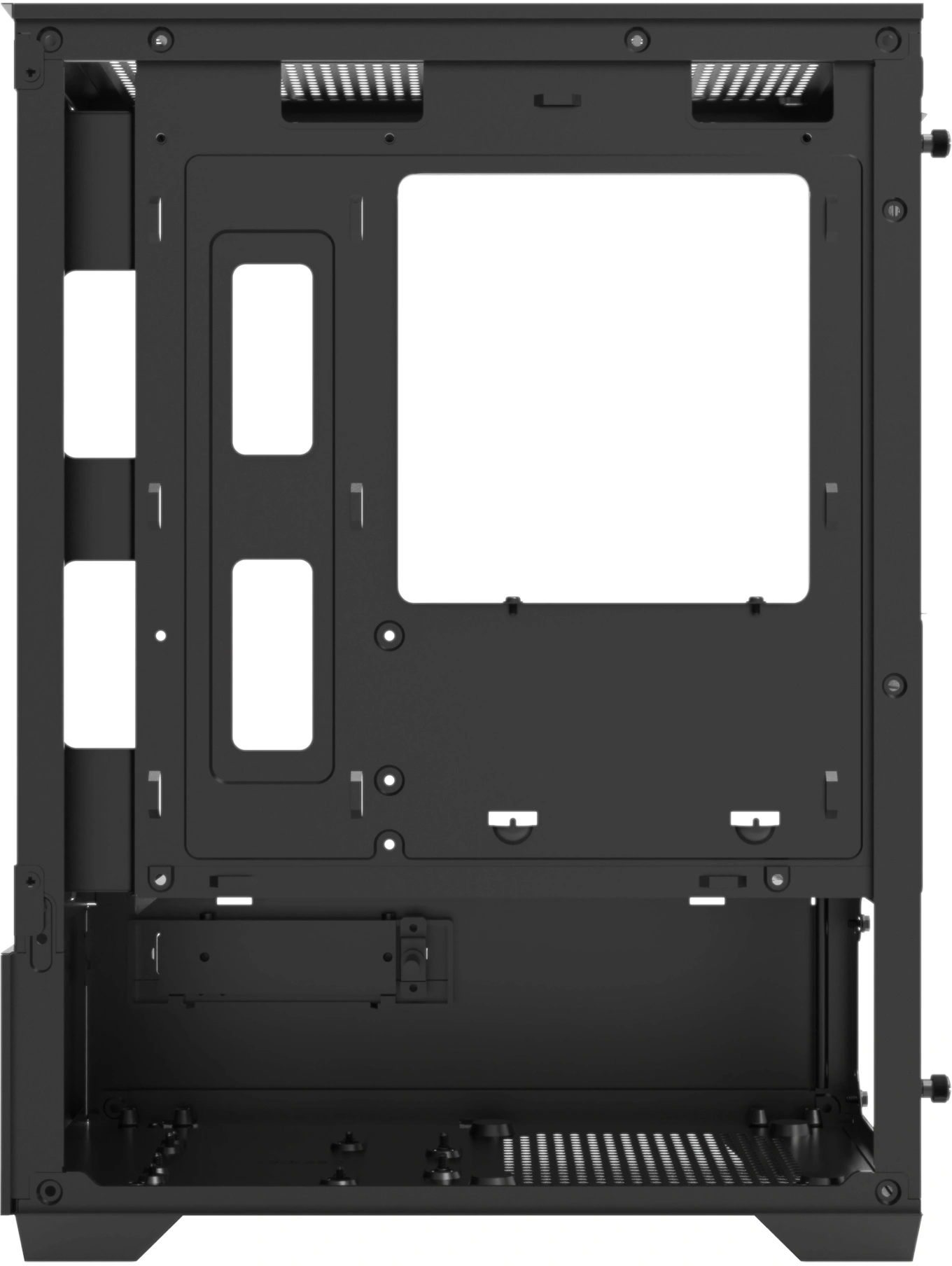 Корпус Bloody CC-125 черный без БП mATX 5x120mm 2xUSB2.0 1xUSB3.0 audio bott PSU — миниатюра 16
