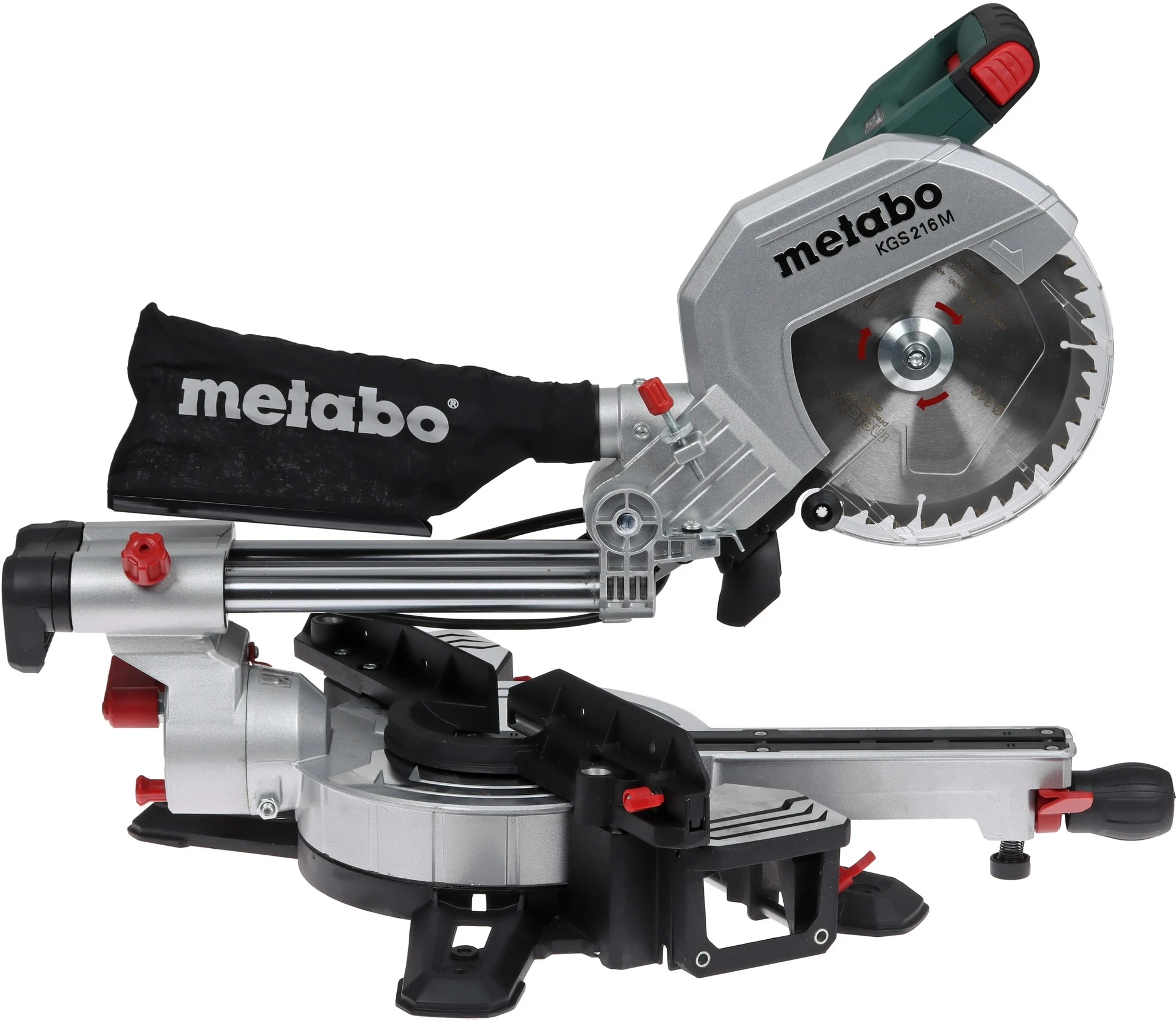 Торцовочная пила Metabo KGS 216 M Set 1500Вт 5000об/мин d=216мм — миниатюра 3
