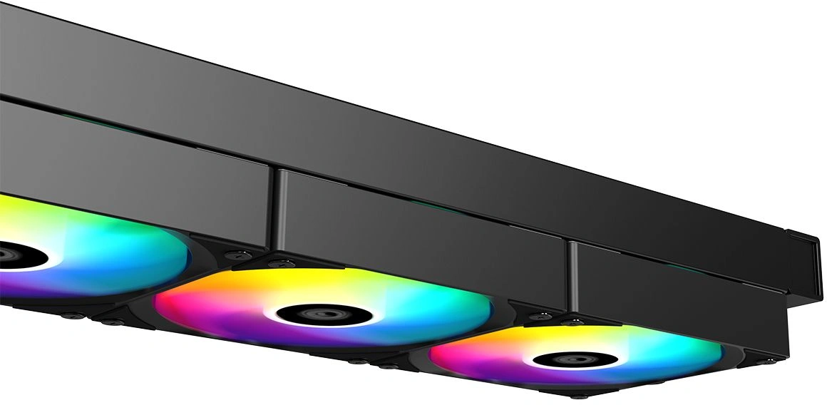 Система водяного охлаждения ID-Cooling FX360 LCD ARGB Soc-AM5/AM4/1200/1700/1851 черный 4-pin 27.2dB Al LCD 350W Ret — миниатюра 4