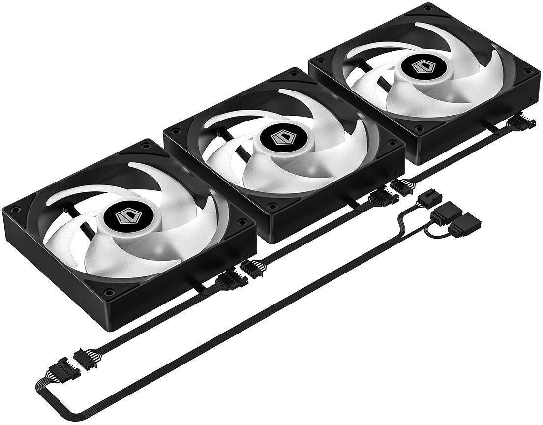 Система водяного охлаждения ID-Cooling FX360 LCD ARGB Soc-AM5/AM4/1200/1700/1851 черный 4-pin 27.2dB Al LCD 350W Ret — миниатюра 11