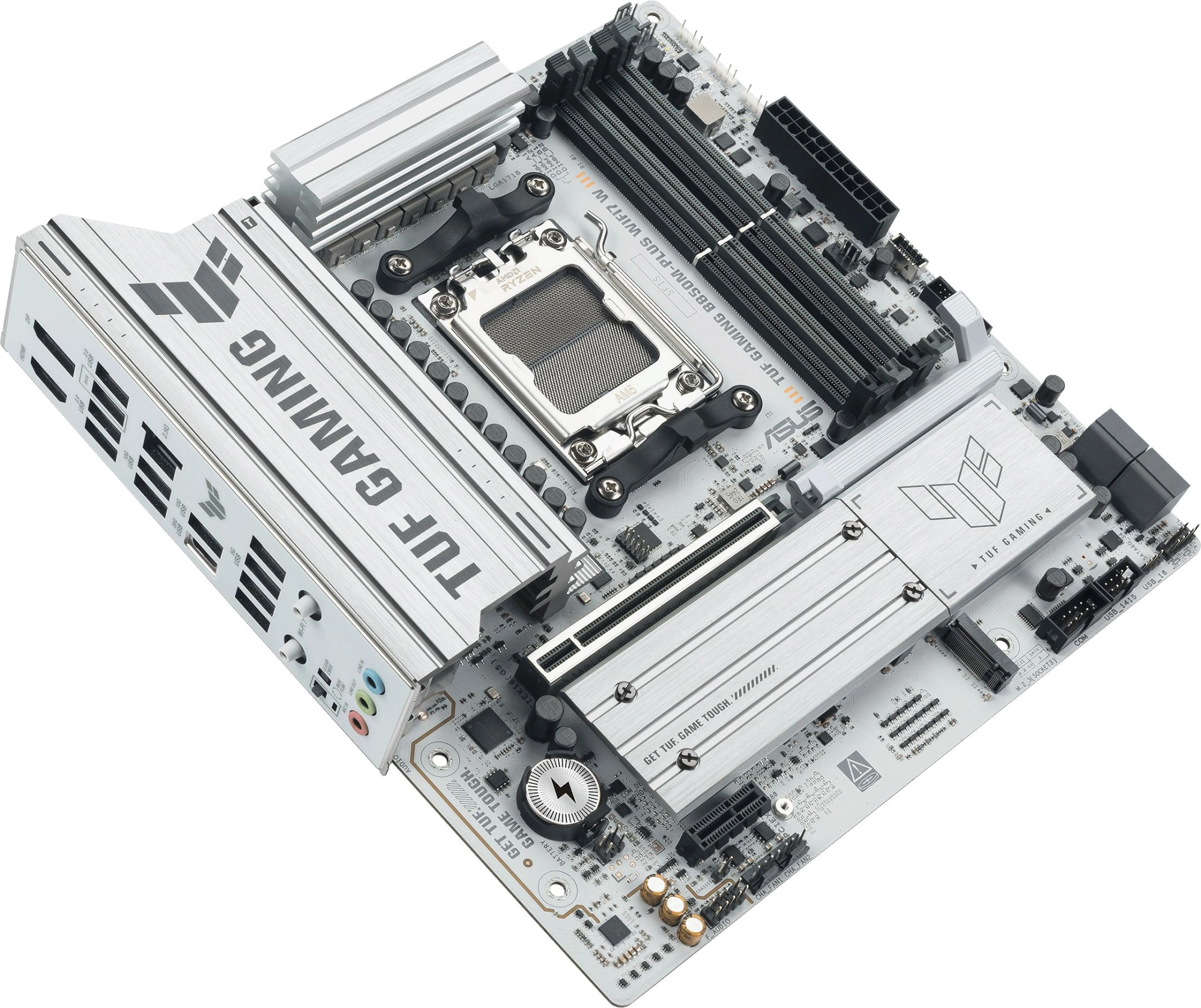 Материнская плата Asus TUF GAMING B850M-PLUS WIFI7 W Socket AM5 AMD B850 4xDDR5 mATX AC`97 8ch(7.1) 2.5Gg RAID+HDMI+DP — миниатюра 7