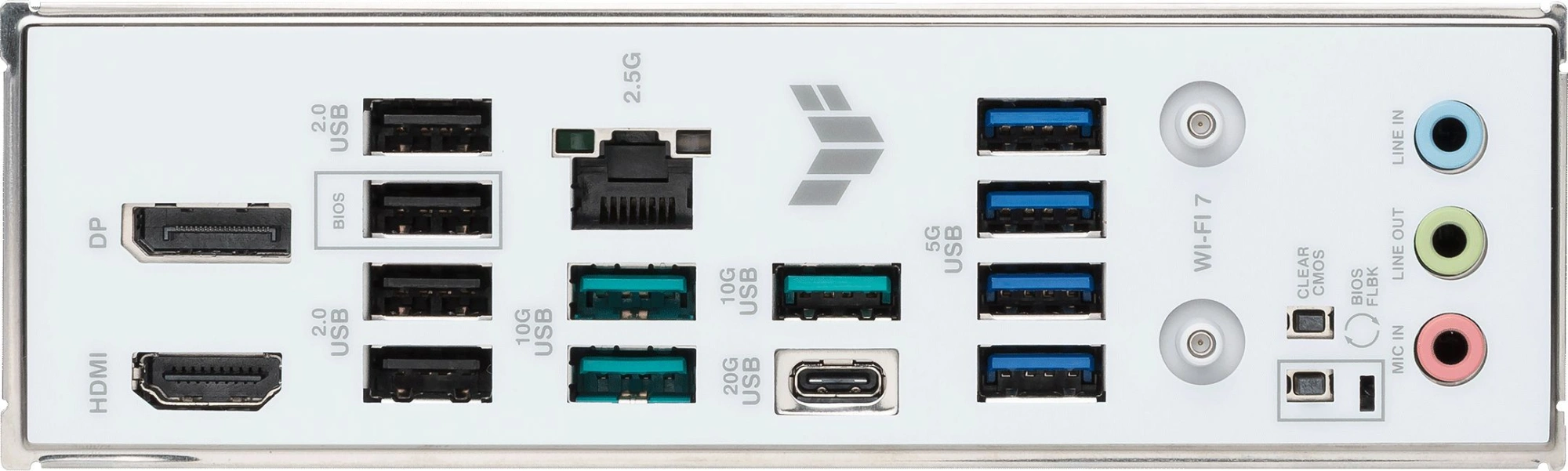 Материнская плата Asus TUF GAMING B850M-PLUS WIFI7 W Socket AM5 AMD B850 4xDDR5 mATX AC`97 8ch(7.1) 2.5Gg RAID+HDMI+DP — миниатюра 8