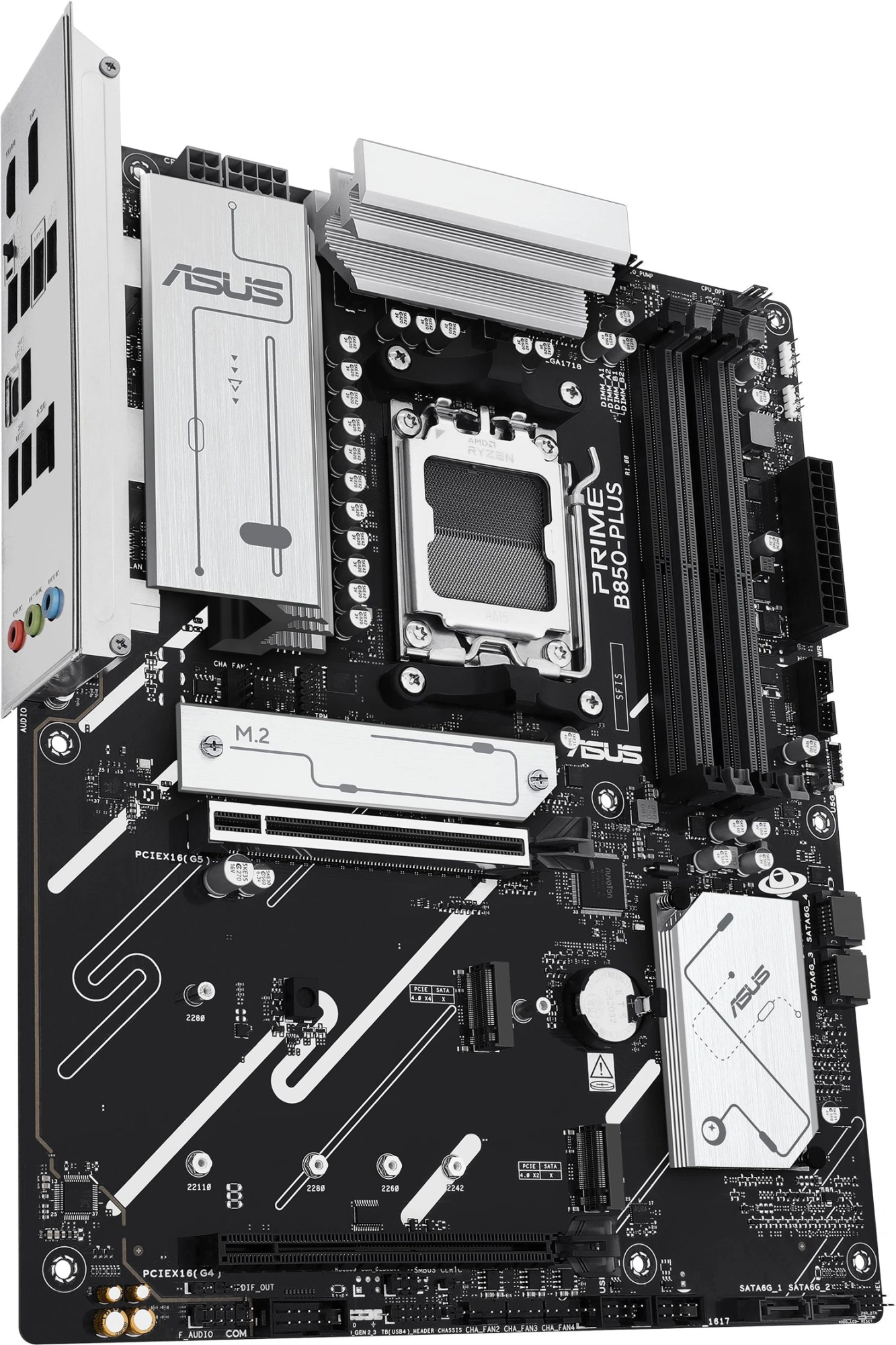 Материнская плата Asus PRIME B850-PLUS-CSM Socket AM5 AMD B850 4xDDR5 ATX AC`97 8ch(7.1) 2.5Gg RAID+HDMI+DP — миниатюра 5