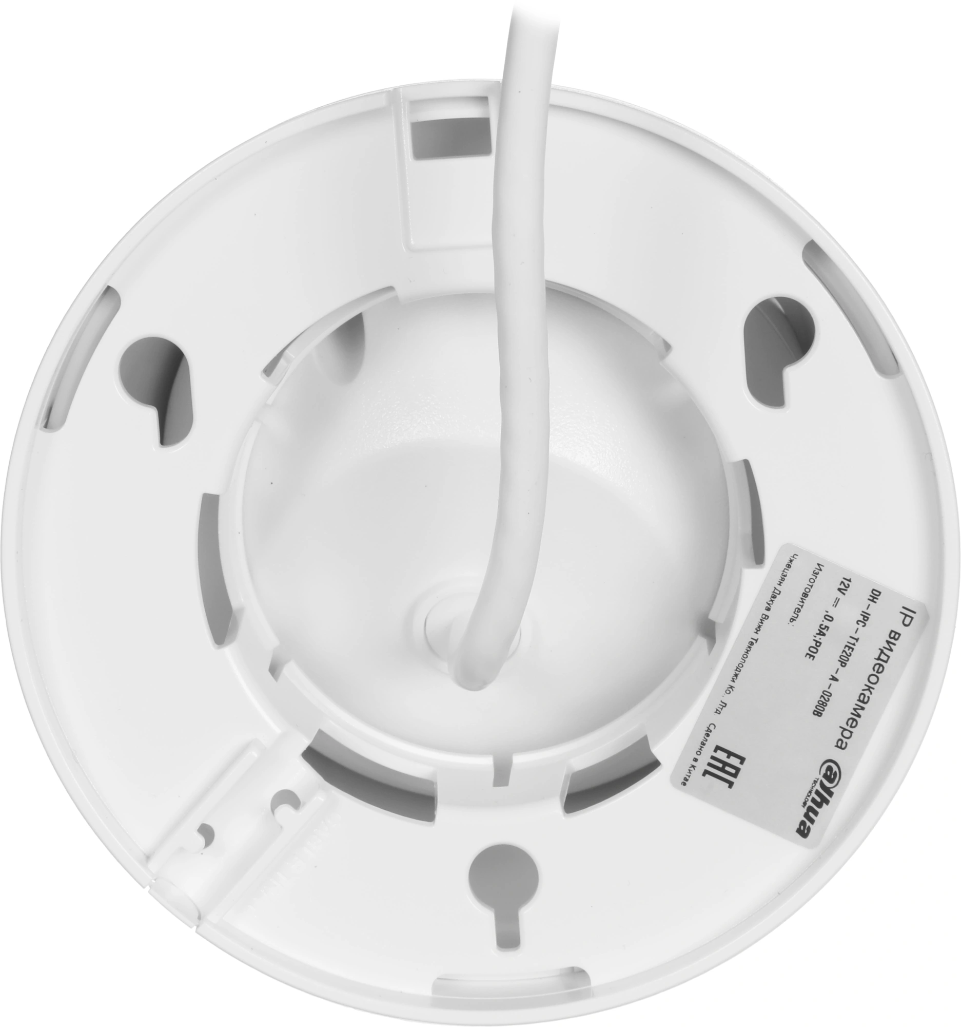 Камера видеонаблюдения IP Dahua DH-IPC-T1E20P-A-0280B 2.8-2.8мм цв. корп.:белый — миниатюра 11