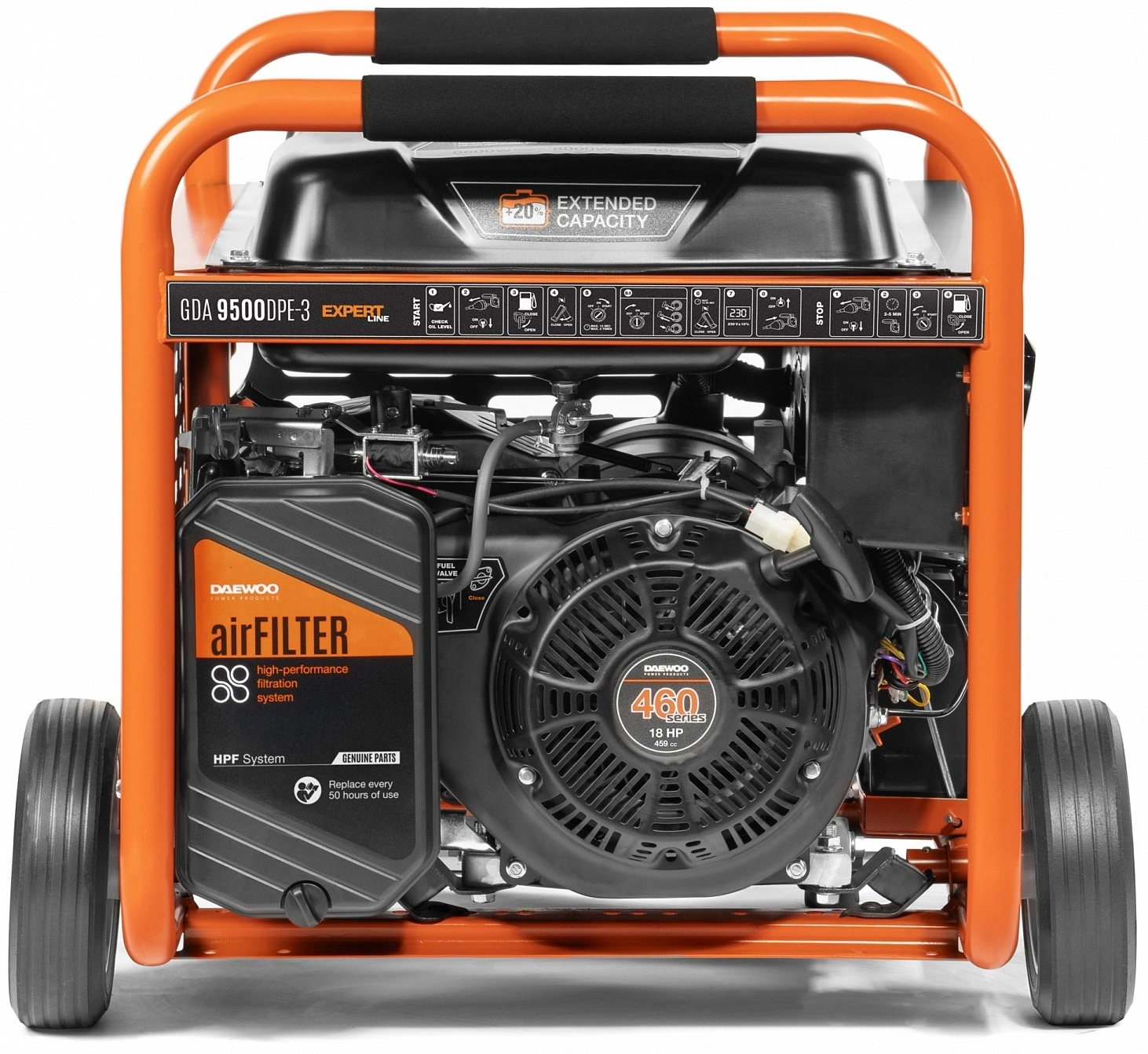 Генератор Daewoo GDA 9500DPE-3 8.6кВт — миниатюра 7