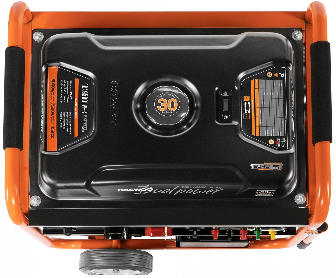 Генератор Daewoo GDA 9500DPE-3 8.6кВт — миниатюра 8