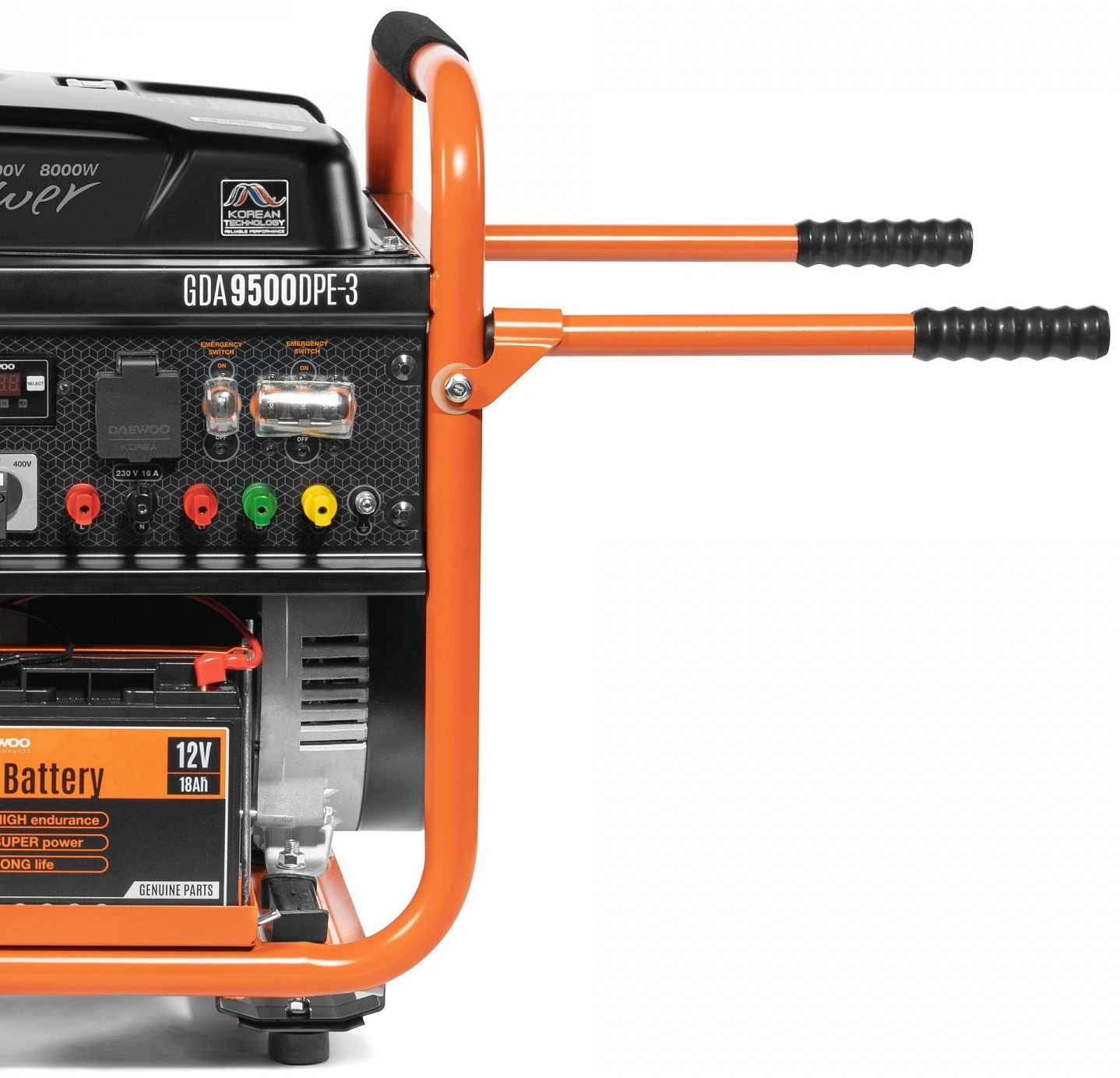 Генератор Daewoo GDA 9500DPE-3 8.6кВт — миниатюра 9