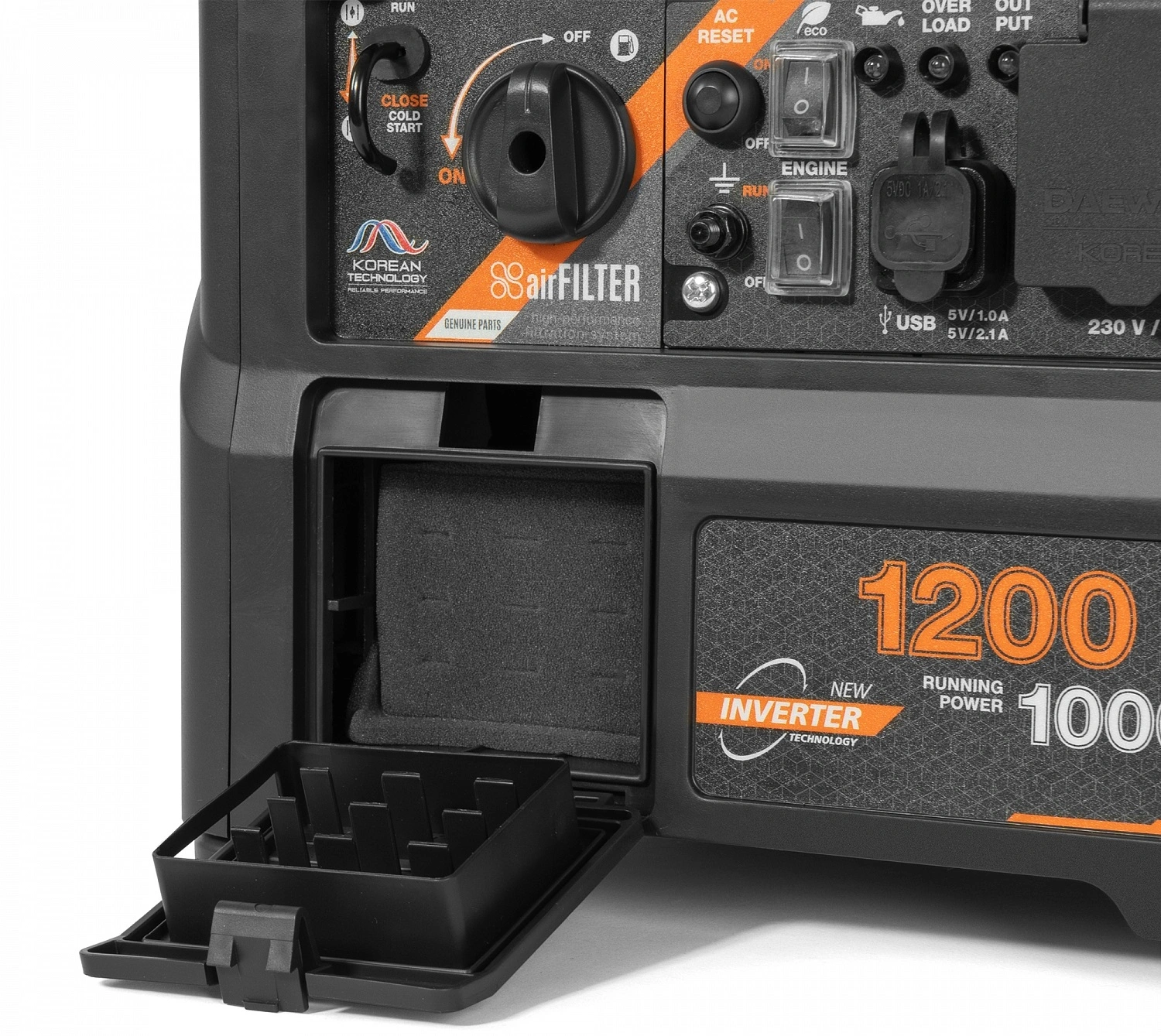 Генератор Daewoo GDA 1400i 1.2кВт — миниатюра 9