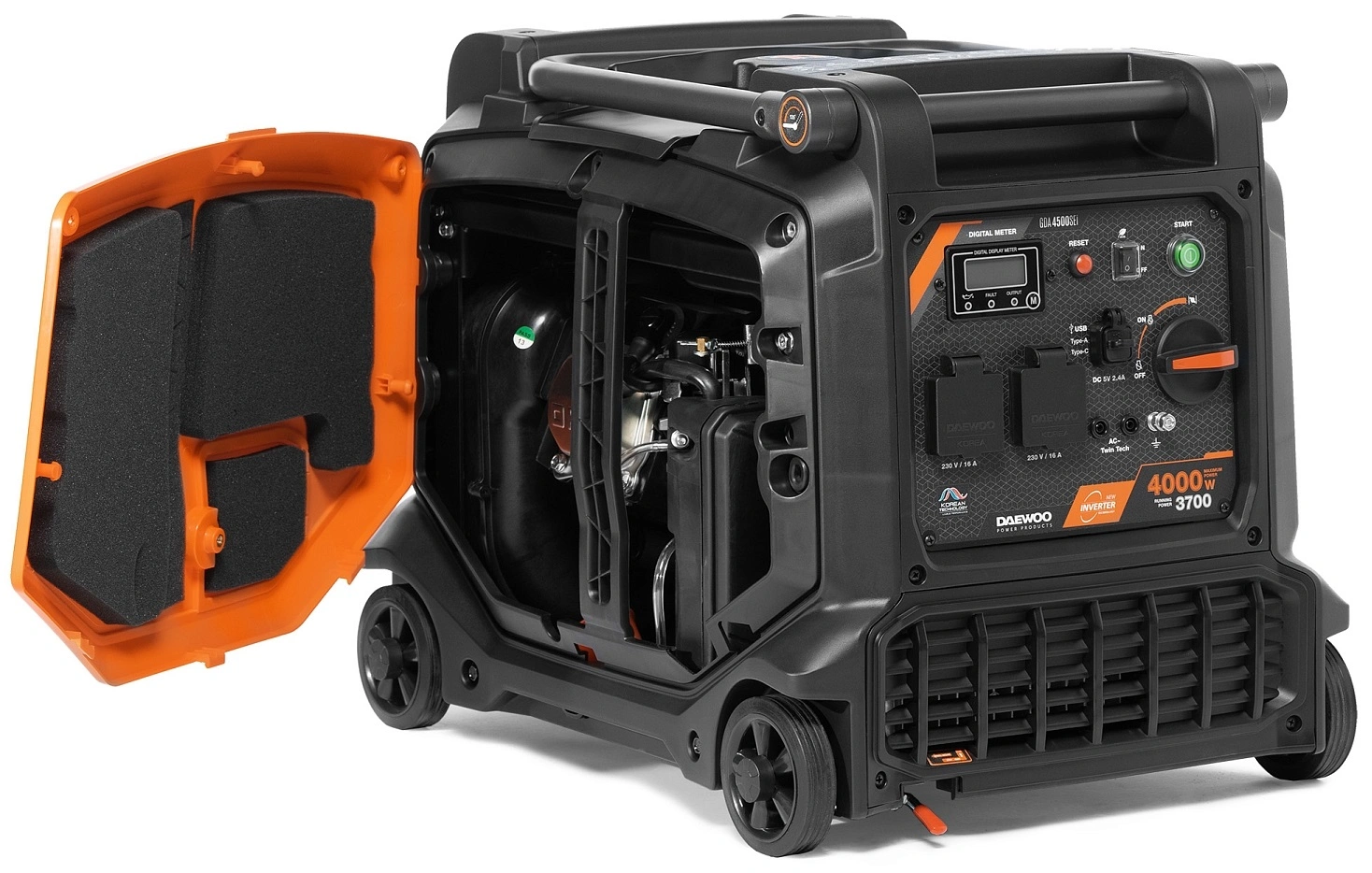 Генератор Daewoo GDA 4500SEi 4кВт — миниатюра 10