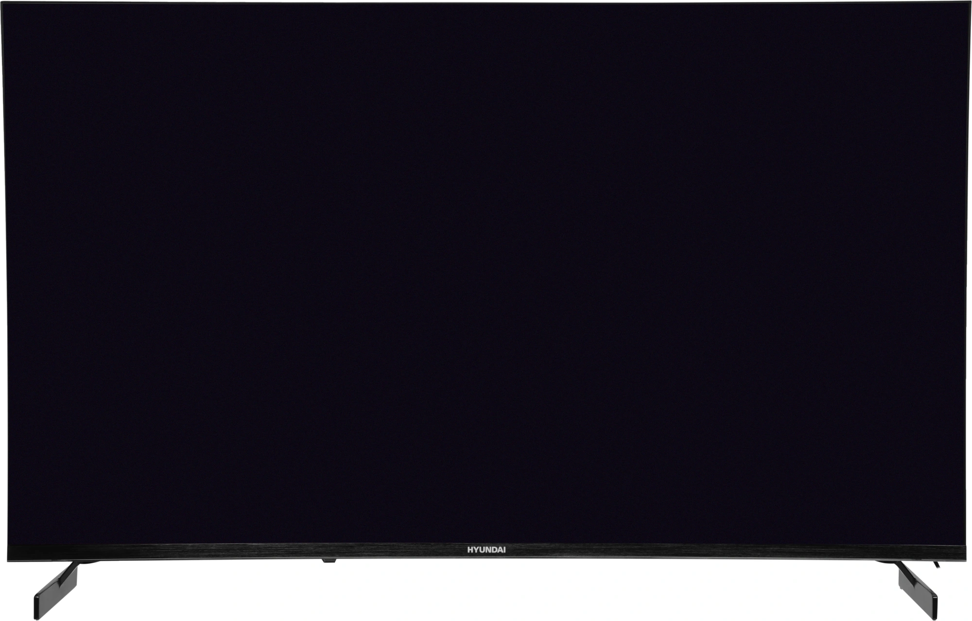 Телевизор LED Hyundai 43" H-LED43BU7011 Google TV Frameless Metal черный 4K Ultra HD 60Hz MEMC DVB-T DVB-T2 DVB-C DVB-S DVB-S2 USB WiFi Smart TV — миниатюра 3
