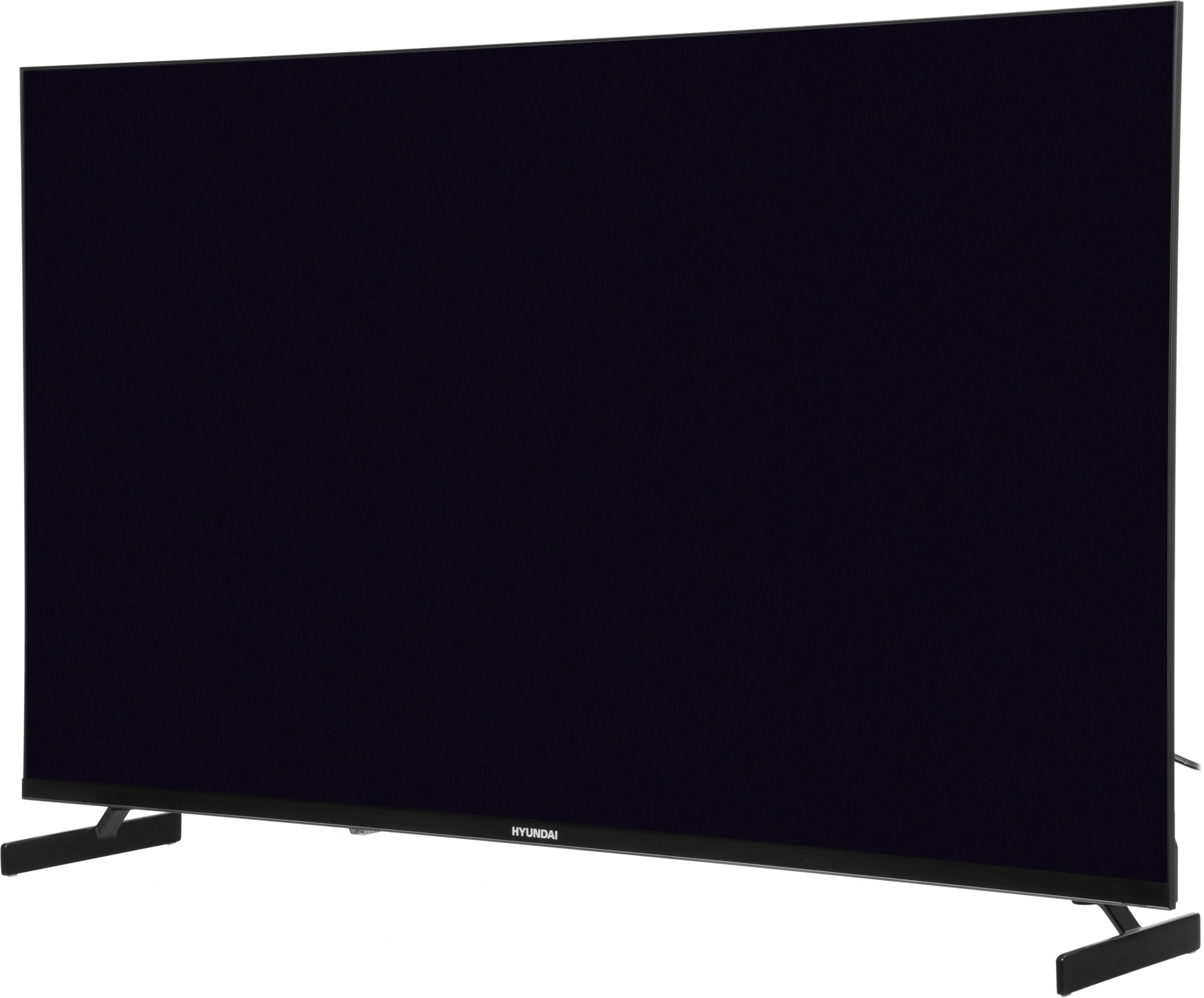 Телевизор LED Hyundai 43" H-LED43BU7011 Google TV Frameless Metal черный 4K Ultra HD 60Hz MEMC DVB-T DVB-T2 DVB-C DVB-S DVB-S2 USB WiFi Smart TV — миниатюра 4