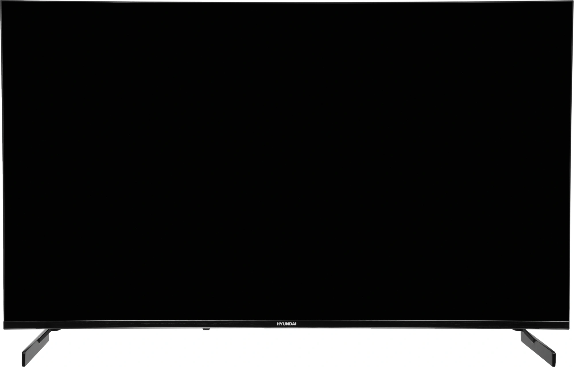 Телевизор LED Hyundai 50" H-LED50BU7011 Google TV Frameless Metal черный/черный 4K Ultra HD 60Hz MEMC DVB-T DVB-T2 DVB-C DVB-S DVB-S2 USB WiFi Smart TV — миниатюра 2