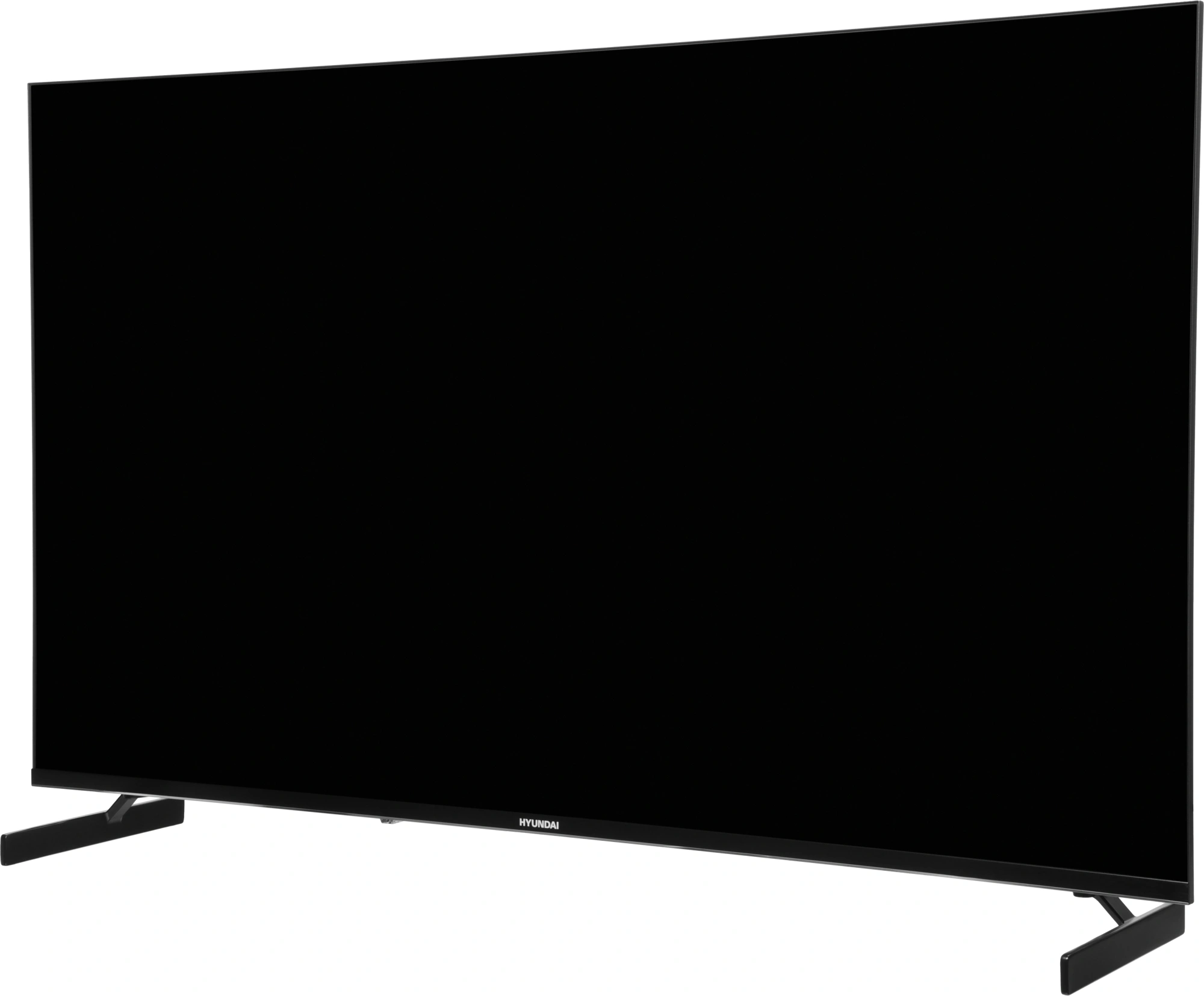 Телевизор LED Hyundai 50" H-LED50BU7011 Google TV Frameless Metal черный/черный 4K Ultra HD 60Hz MEMC DVB-T DVB-T2 DVB-C DVB-S DVB-S2 USB WiFi Smart TV — миниатюра 3