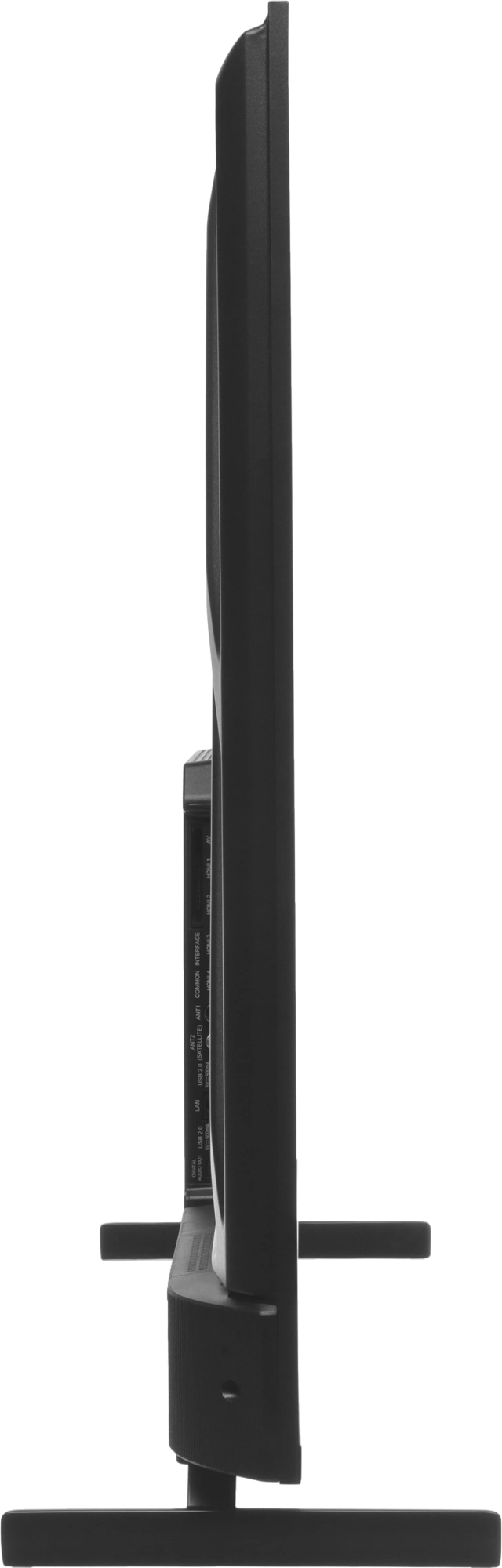 Телевизор LED Hyundai 55" H-LED55BU7011 Google TV Frameless Metal черный 4K Ultra HD 60Hz MEMC DVB-T DVB-T2 DVB-C DVB-S DVB-S2 USB WiFi Smart TV — миниатюра 4