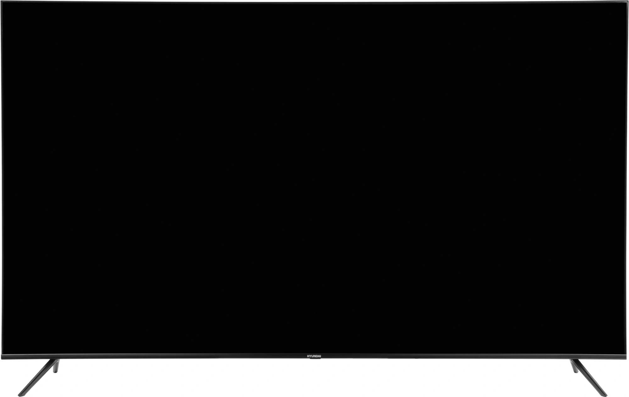 Телевизор LED Hyundai 85" H-LED85BU7011 Google TV черный 4K Ultra HD 60Hz MEMC DVB-T DVB-T2 DVB-C DVB-S DVB-S2 USB WiFi Smart TV — миниатюра 2