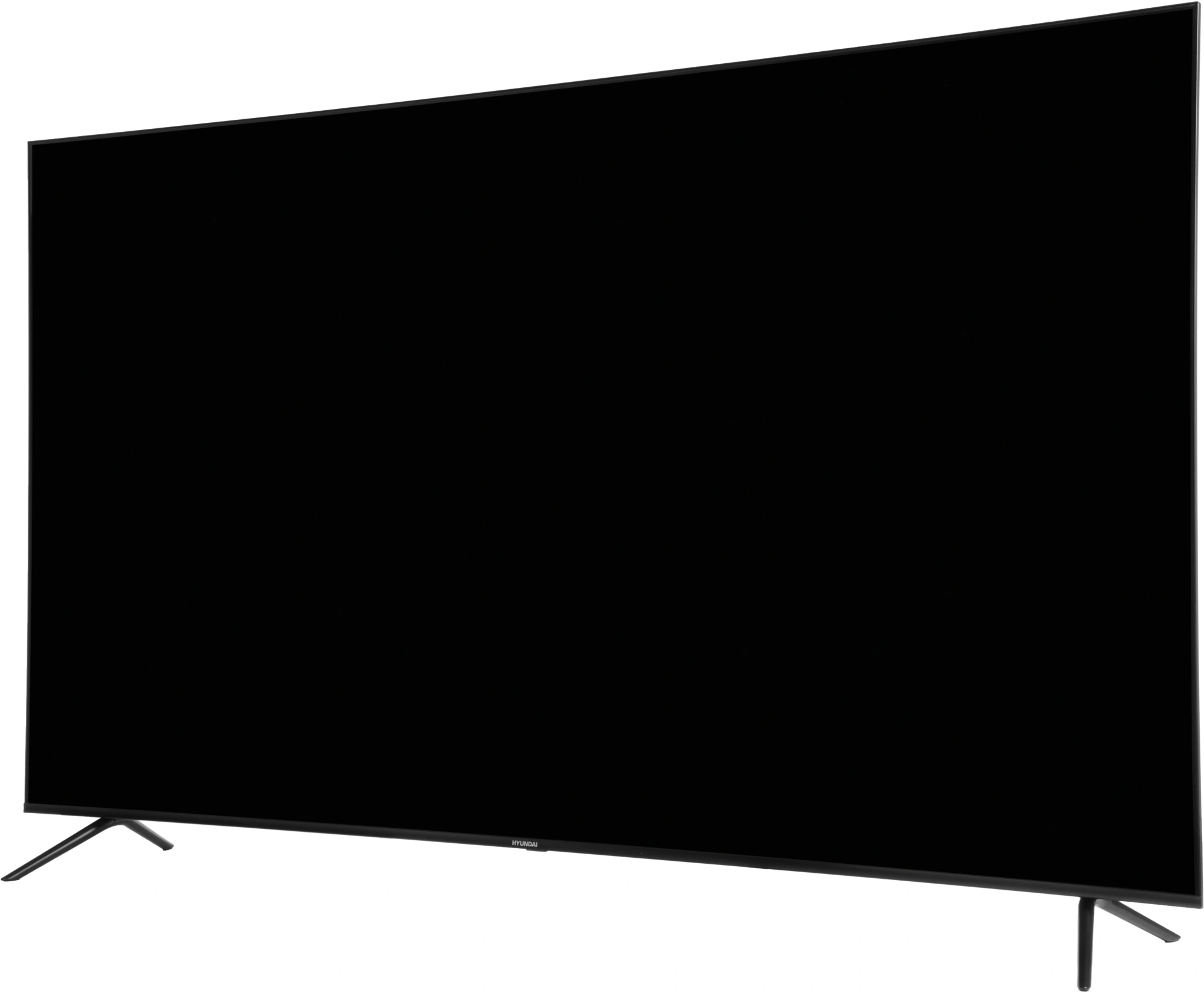 Телевизор LED Hyundai 85" H-LED85BU7011 Google TV черный 4K Ultra HD 60Hz MEMC DVB-T DVB-T2 DVB-C DVB-S DVB-S2 USB WiFi Smart TV — миниатюра 3