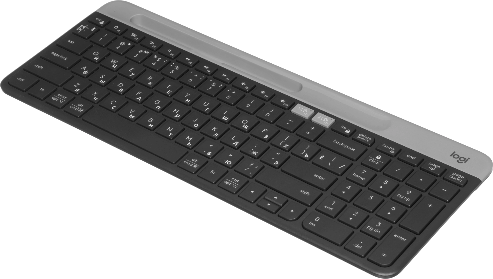 Клавиатура Logitech K580 черный/серебристый USB беспроводная BT/Radio slim Multimedia (920-009208) — миниатюра 17