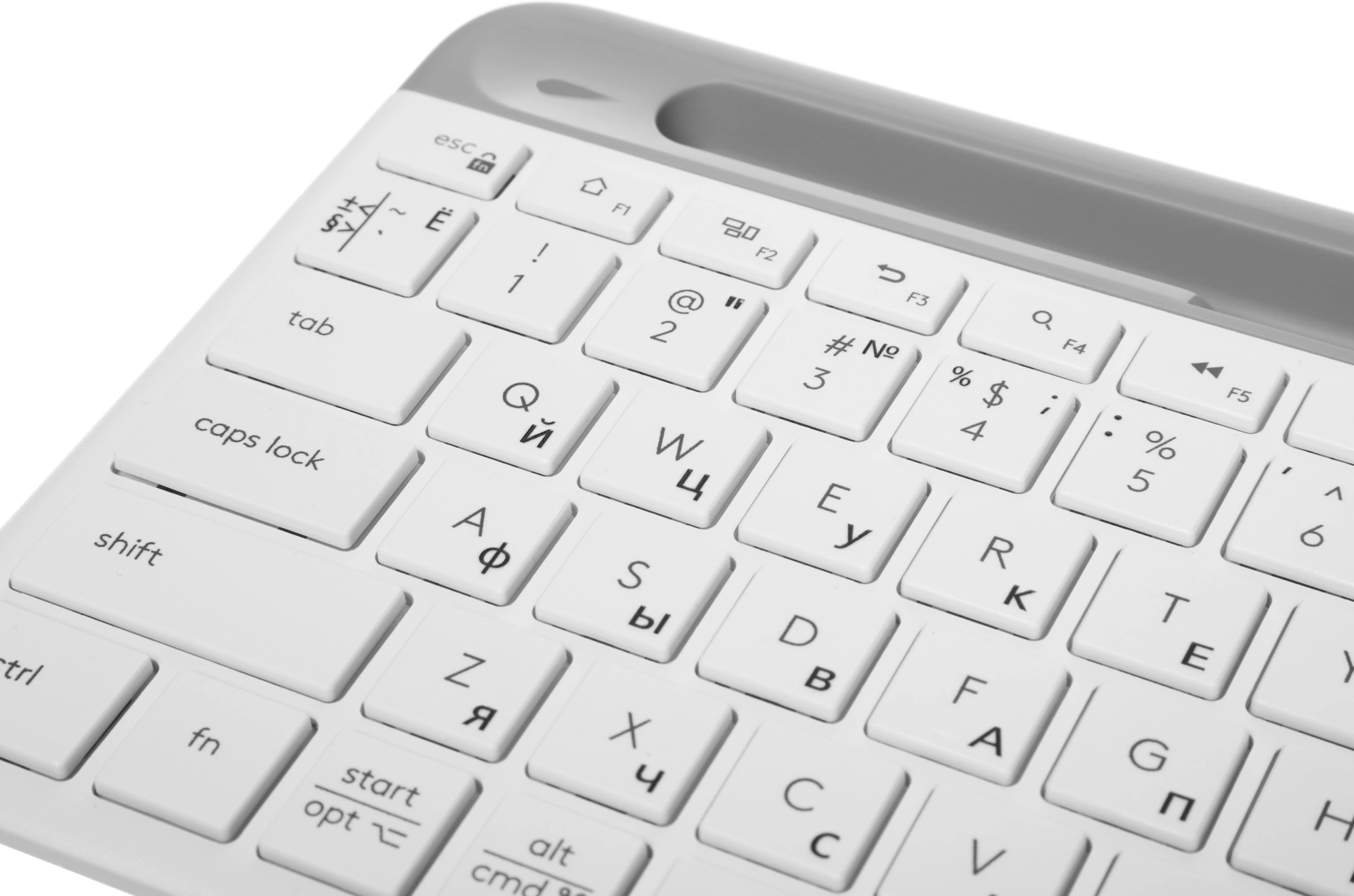 Клавиатура Logitech K580 белый/серебристый USB беспроводная BT/Radio slim Multimedia (920-009209) — миниатюра 10