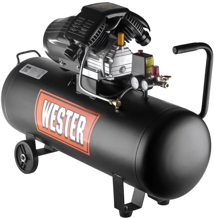 Компрессор поршневой Wester WK2200/100PRO масляный 330л/мин 100л 2200Вт