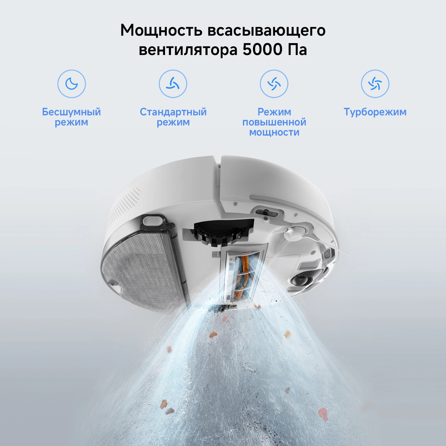 Пылесос-робот Xiaomi S40C EU 55Вт белый — миниатюра 27