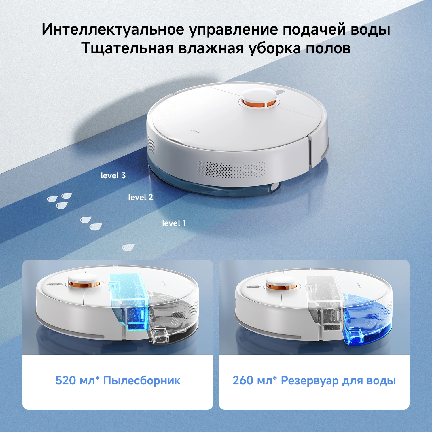Пылесос-робот Xiaomi S40C EU 55Вт белый — миниатюра 28