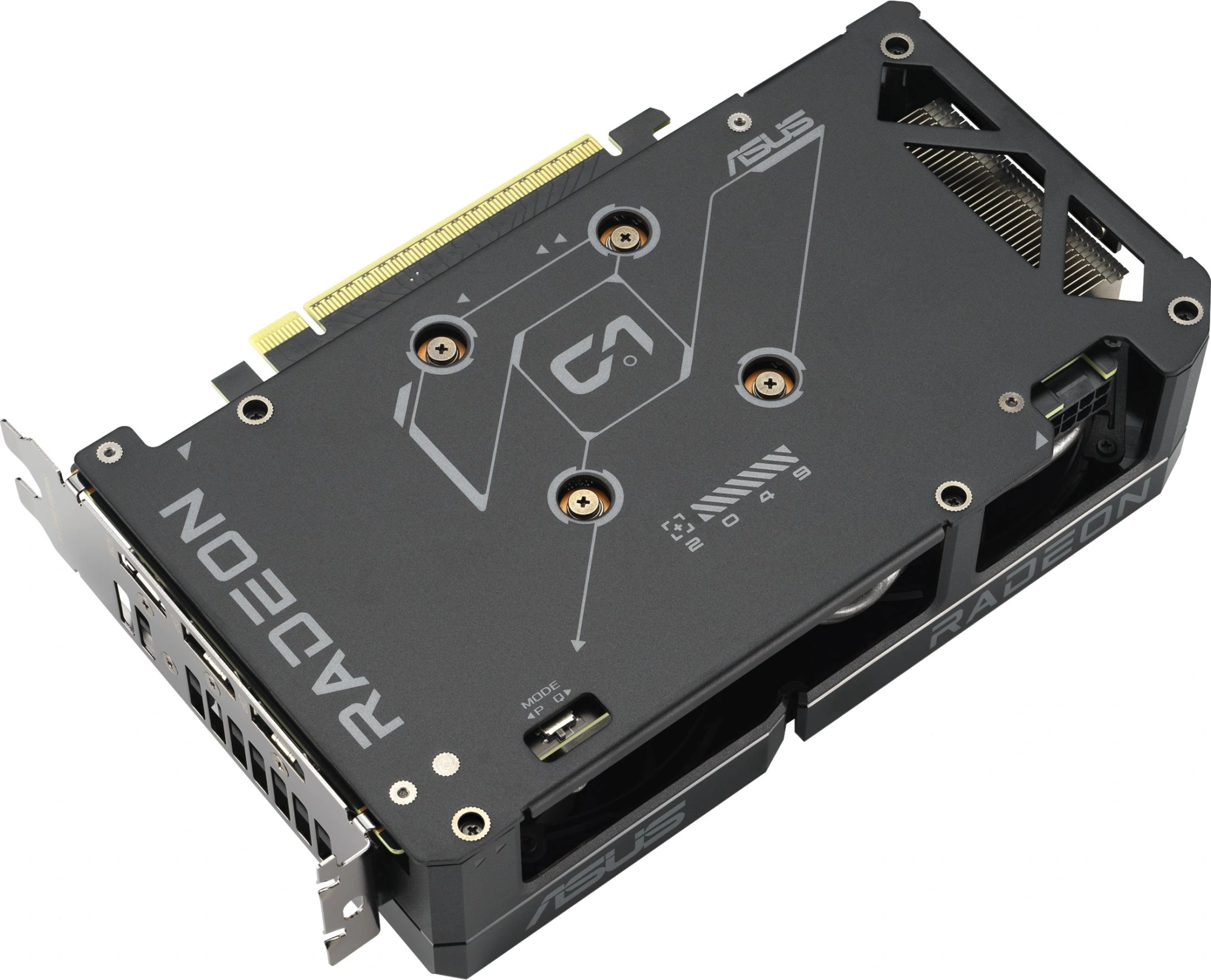 Видеокарта Asus PCI-E 5.0 DUAL-RX9060XT-16G AMD Radeon RX 9060XT 16Gb 128bit GDDR6 2620/20000 HDMIx1 DPx2 HDCP Ret — миниатюра 5