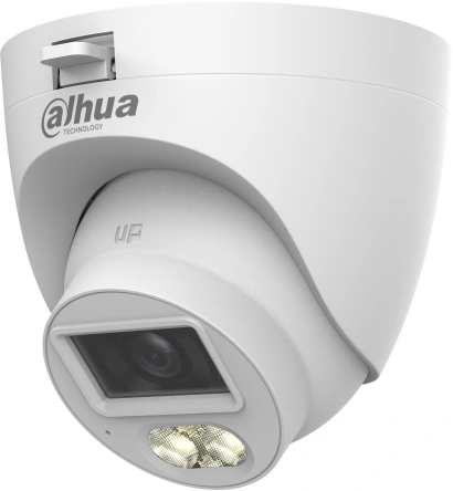 Камера видеонаблюдения аналоговая Dahua DH-HAC-HDW1500CLQP-IL-A-0360B-S3 3.6-3.6мм HD-CVI HD-TVI цв. корп.:белый — фото 1