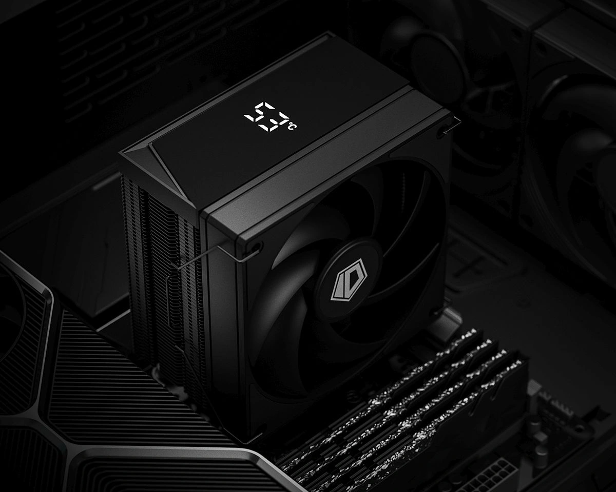 Устройство охлаждения(кулер) ID-Cooling Frozn A410 TD Soc-AM5/AM4/1200/1700/1851 черный 4-pin 29.85dB Al+Cu LCD 220W 750gr Ret — миниатюра 11