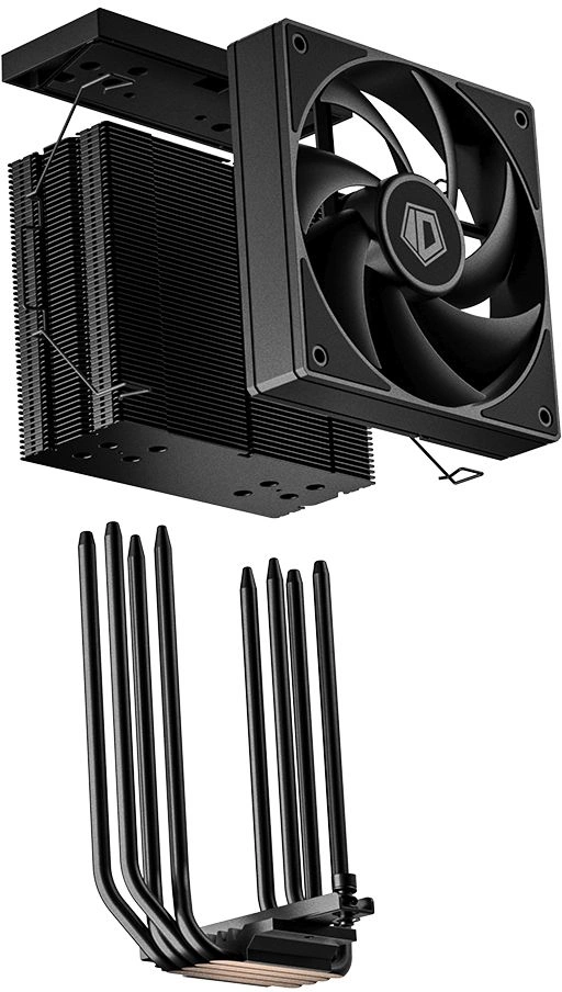Устройство охлаждения(кулер) ID-Cooling Frozn A410 TD Soc-AM5/AM4/1200/1700/1851 черный 4-pin 29.85dB Al+Cu LCD 220W 750gr Ret — миниатюра 9