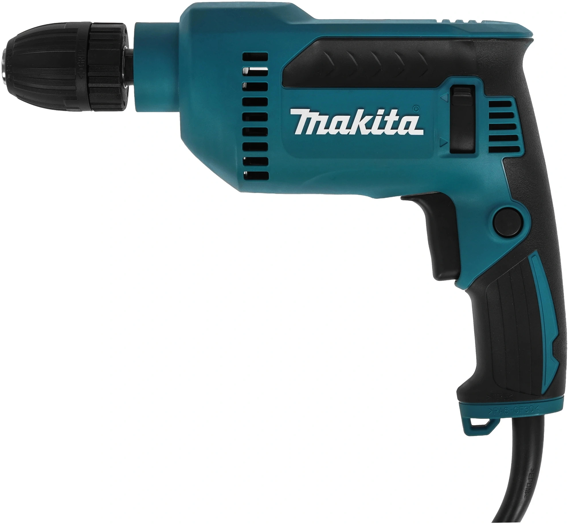 Дрель безударная Makita DP4021 630Вт патрон:быстрозажимной реверс — миниатюра 2