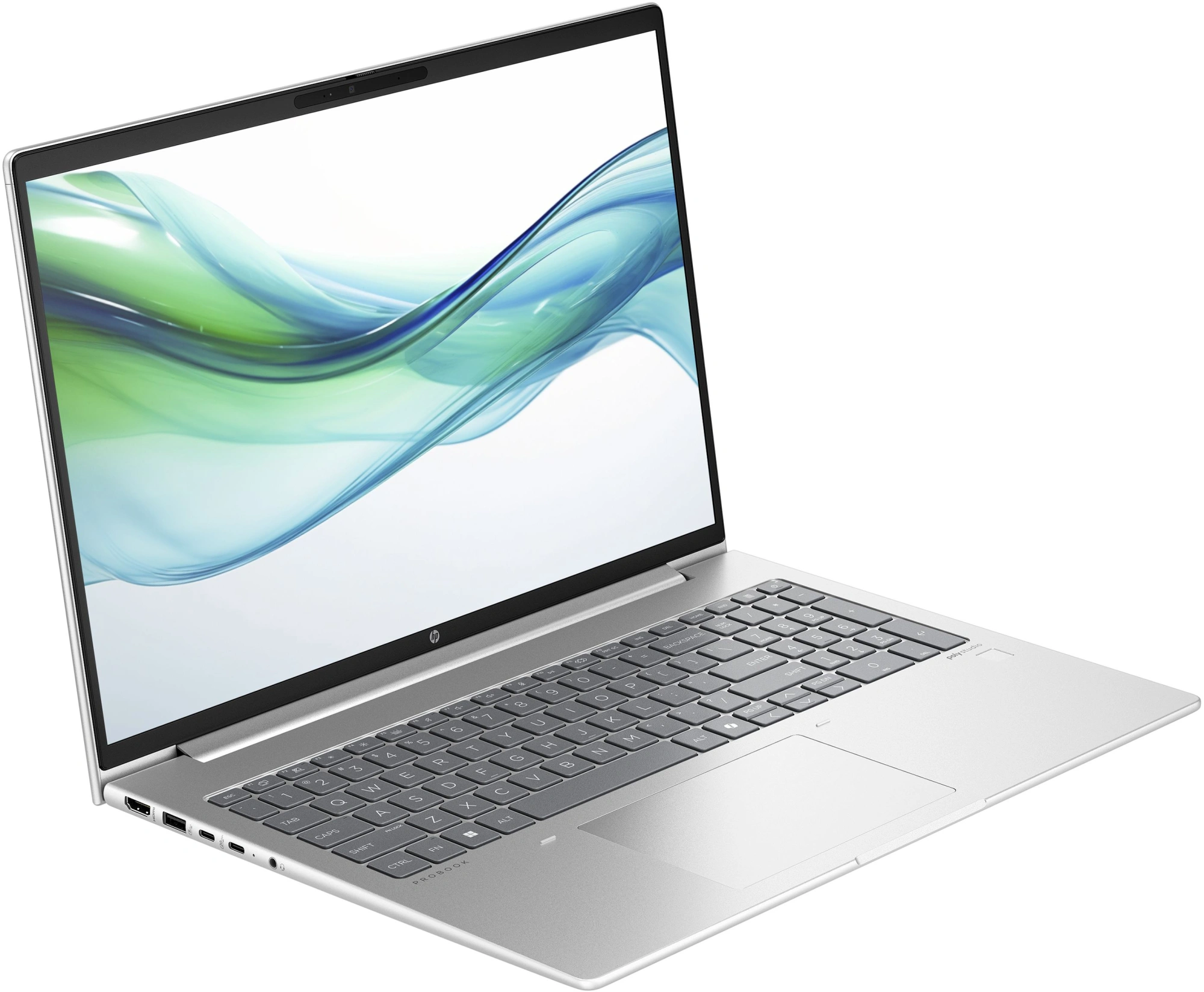 Ноутбук HP ProBook 460 G11 Core Ultra 5 125U 16Gb SSD512Gb Intel Graphics 16" IPS WUXGA (1920x1200) FreeDOS silver WiFi BT Cam (A38BGET) — миниатюра 2