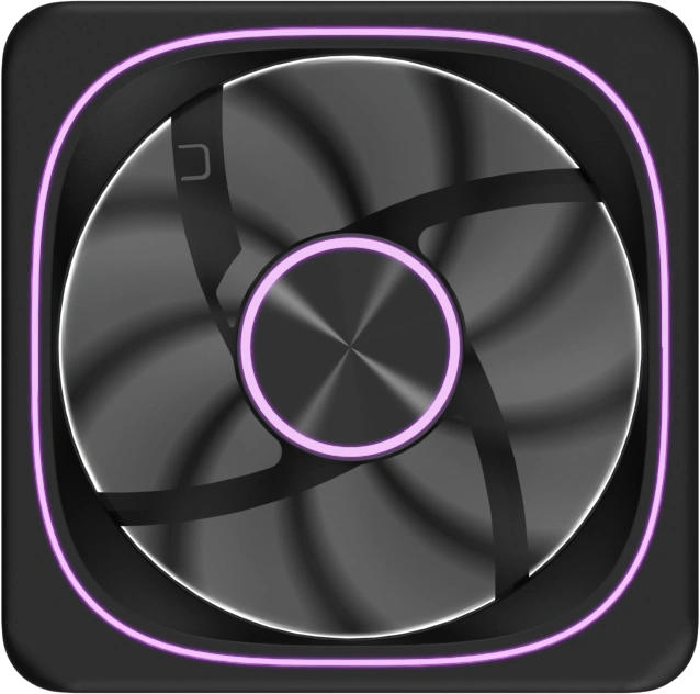 Вентилятор для корпуса Formula Air Fusion 1 ARGB 120х120x28 черный 4-pin 29.93дБ (AIR FUSION 1 BK) Ret — миниатюра 3