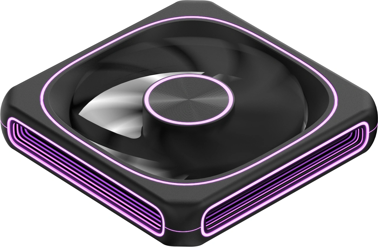 Вентилятор для корпуса Formula Air Fusion 1 ARGB 120х120x28 черный 4-pin 29.93дБ (AIR FUSION 1 BK) Ret — фото 1