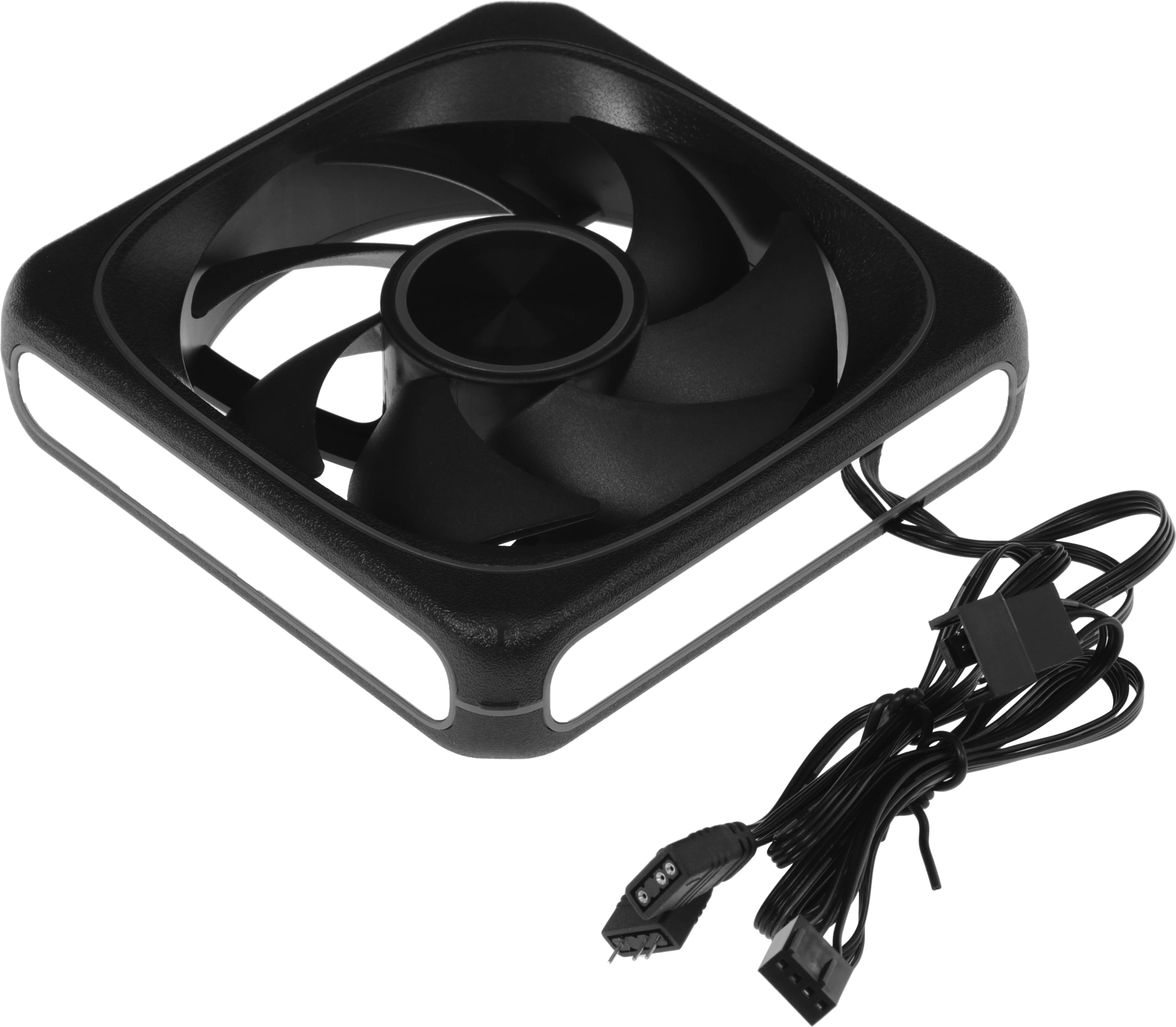 Вентилятор для корпуса Formula Air Fusion 1 ARGB 120х120x28 черный 4-pin 29.93дБ (AIR FUSION 1 BK) Ret — миниатюра 9