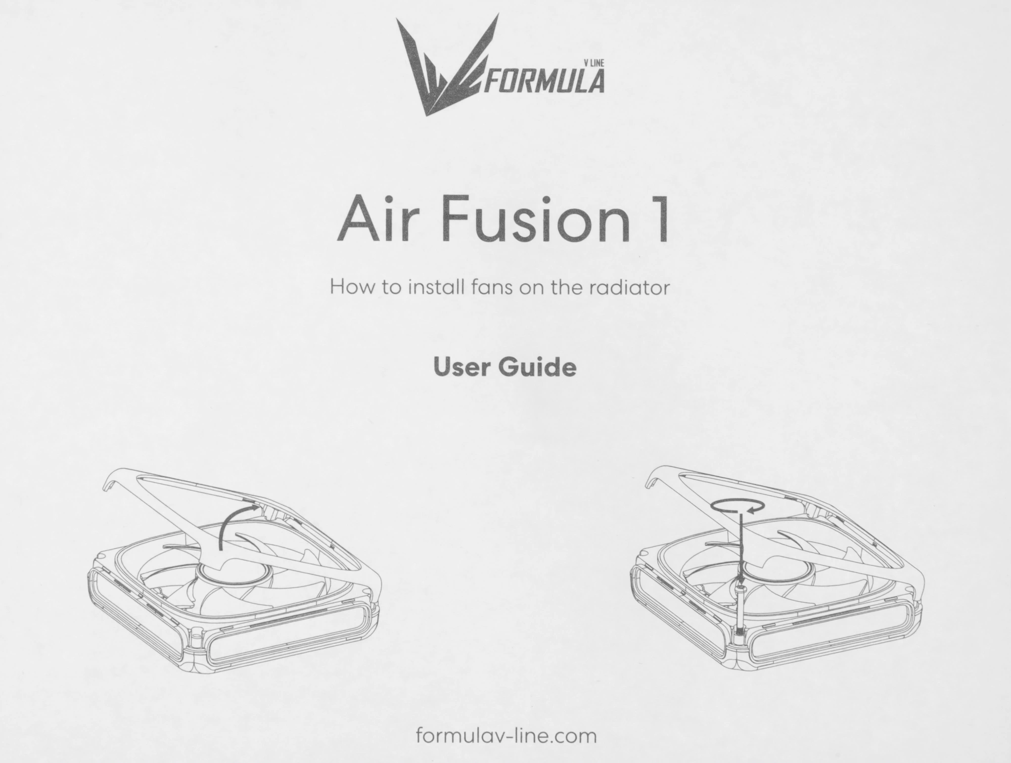 Вентилятор для корпуса Formula Air Fusion 1 ARGB 120х120x28 черный 4-pin 29.93дБ (AIR FUSION 1 BK) Ret — миниатюра 4