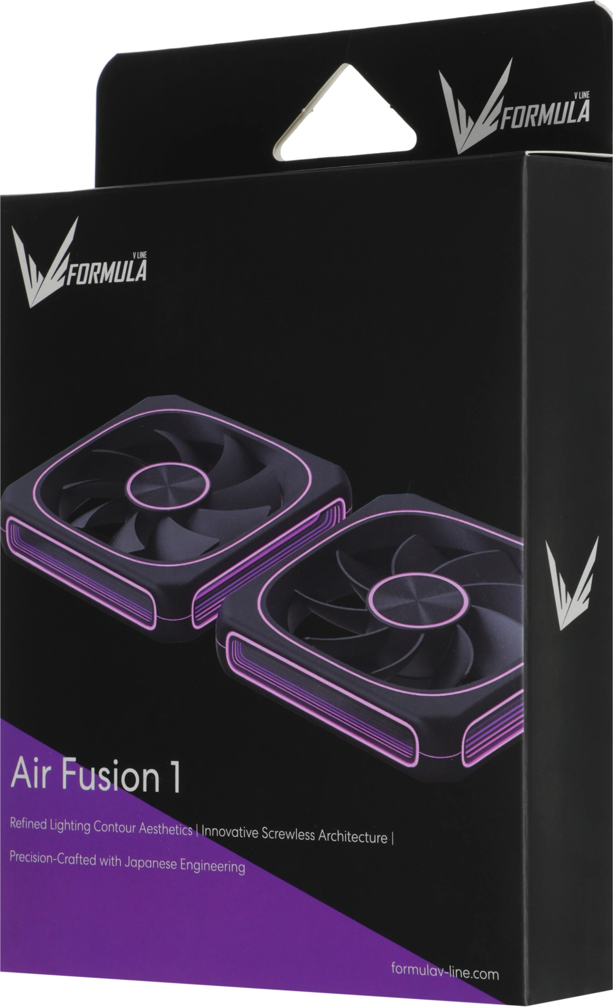 Вентилятор для корпуса Formula Air Fusion 1 ARGB 120х120x28 черный 4-pin 29.93дБ (AIR FUSION 1 BK) Ret — миниатюра 14