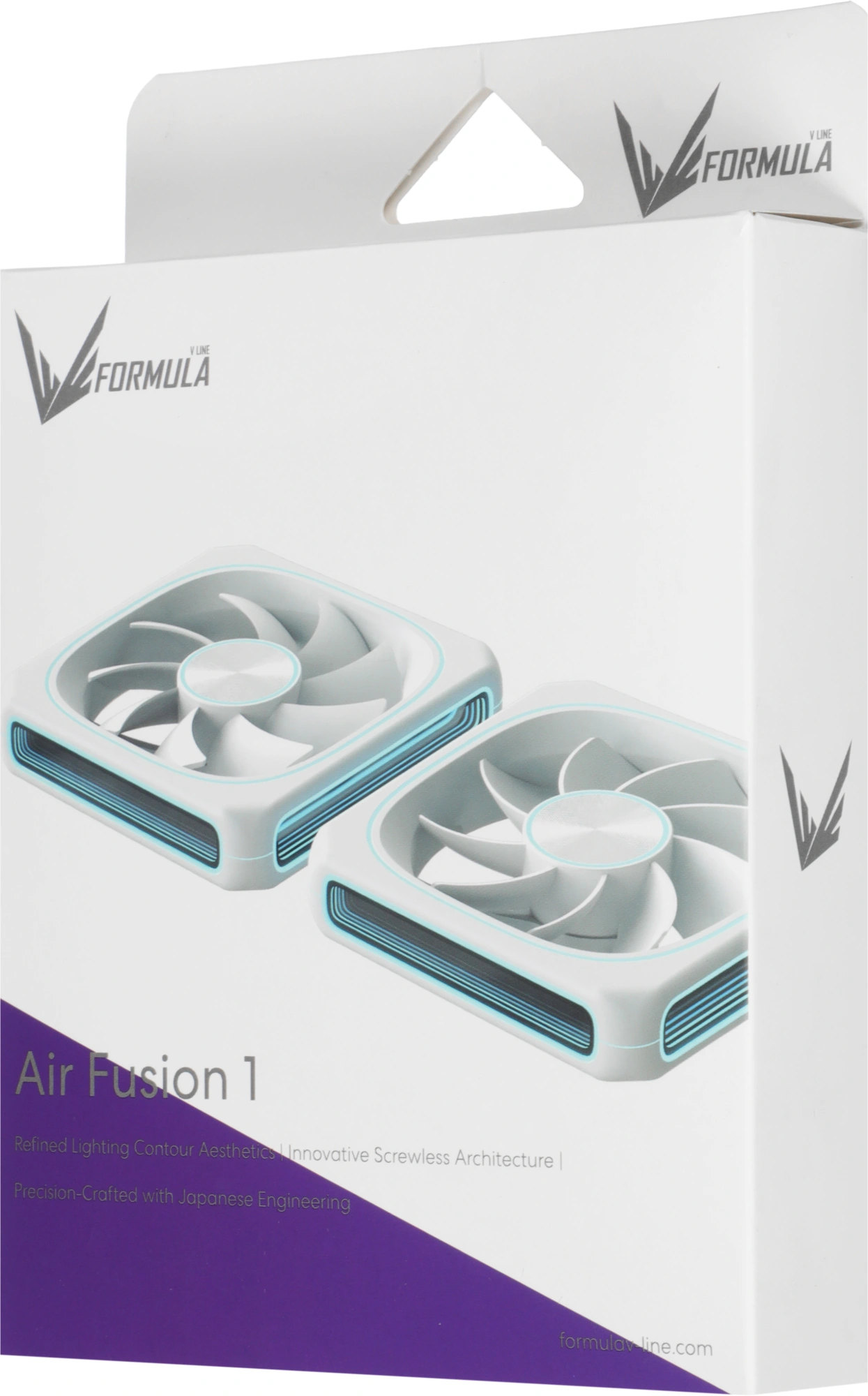Вентилятор для корпуса Formula Air Fusion 1 Reverse ARGB 120х120x28 белый 4-pin 31.12дБ (AIR FUSION 1 WH REVERSE) Ret — фото 1