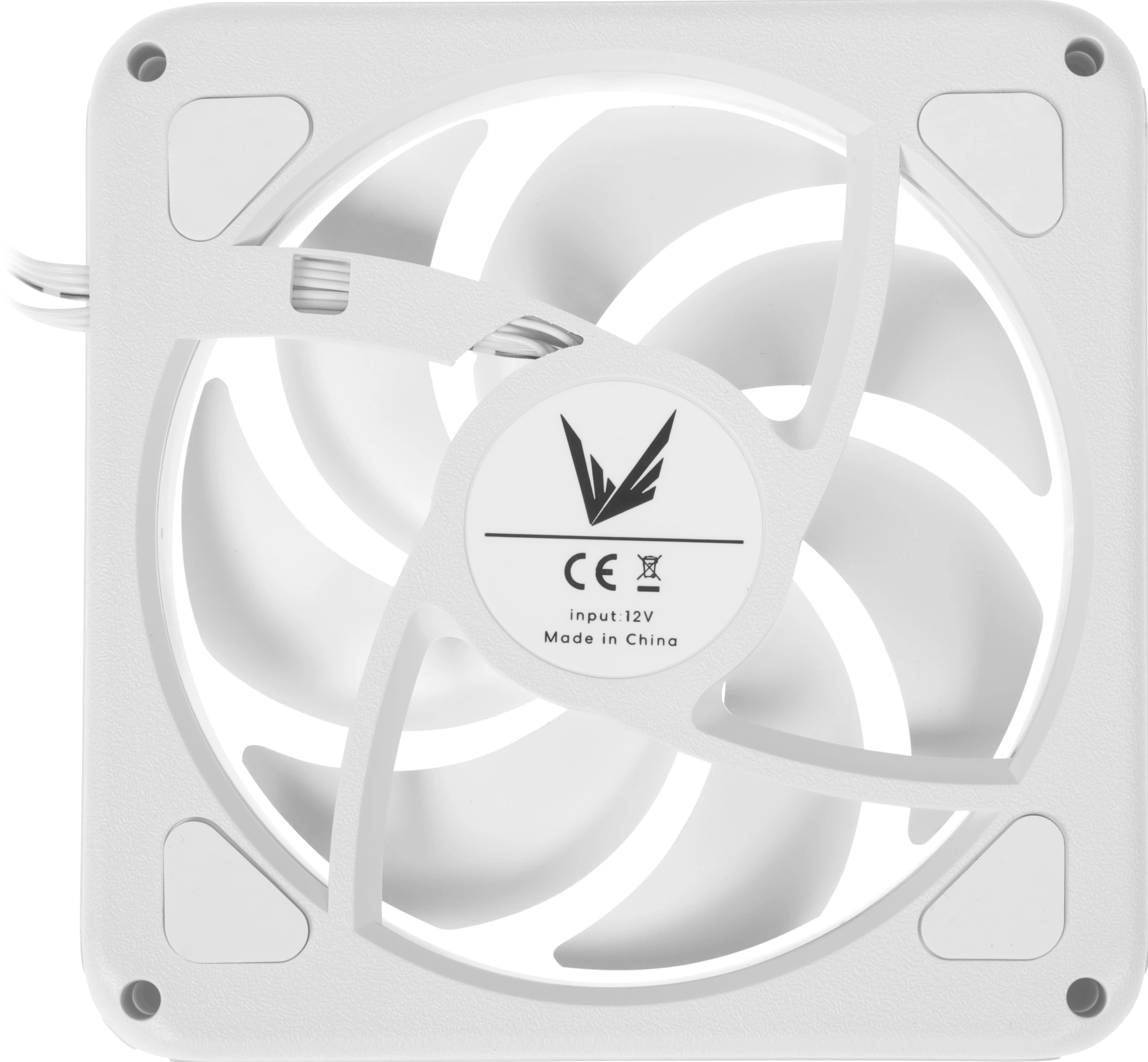 Вентилятор для корпуса Formula Air Fusion 1 Reverse ARGB 120х120x28 белый 4-pin 31.12дБ (AIR FUSION 1 WH REVERSE) Ret — миниатюра 7