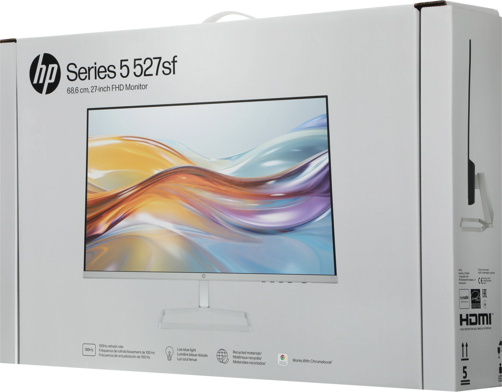 Монитор HP 27" Series 5 527sf черный IPS LED 16:9 HDMI матовая 300cd 178гр/178гр 1920x1080 100Hz VGA FHD 3.2кг — миниатюра 6