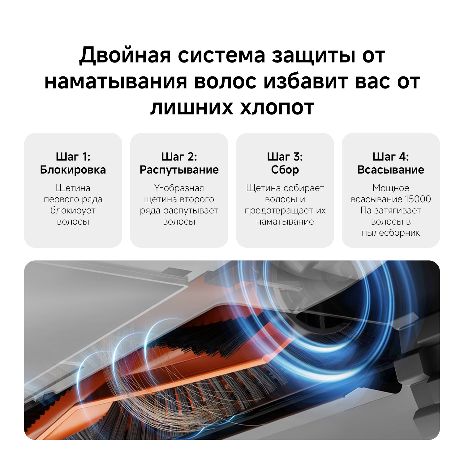 Пылесос-робот Xiaomi S40Pro EU 55Вт белый — миниатюра 6