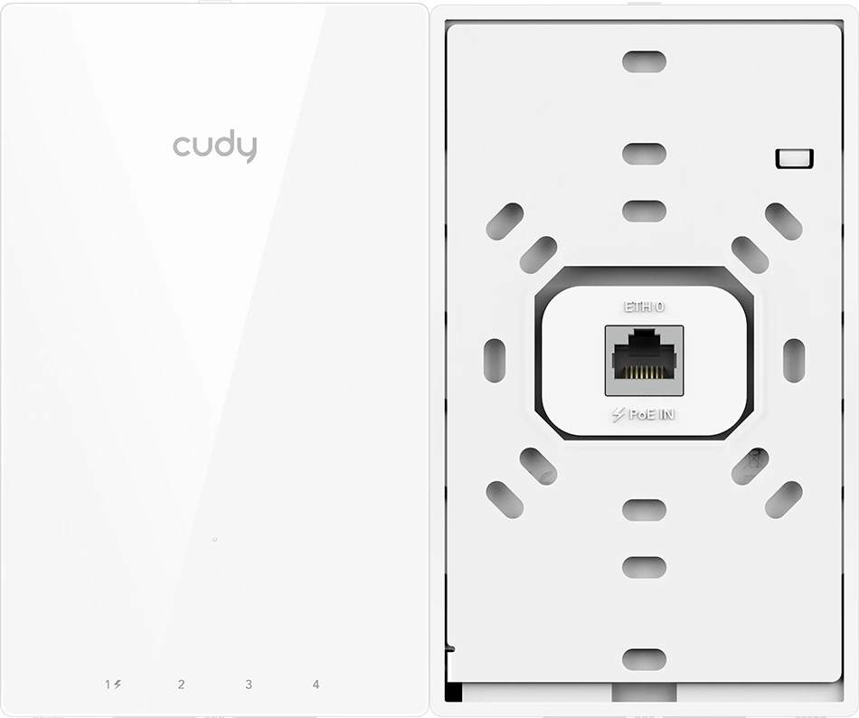 Точка доступа Cudy AP1300 Wall AC1300 10/100/1000BASE-TX белый — миниатюра 3