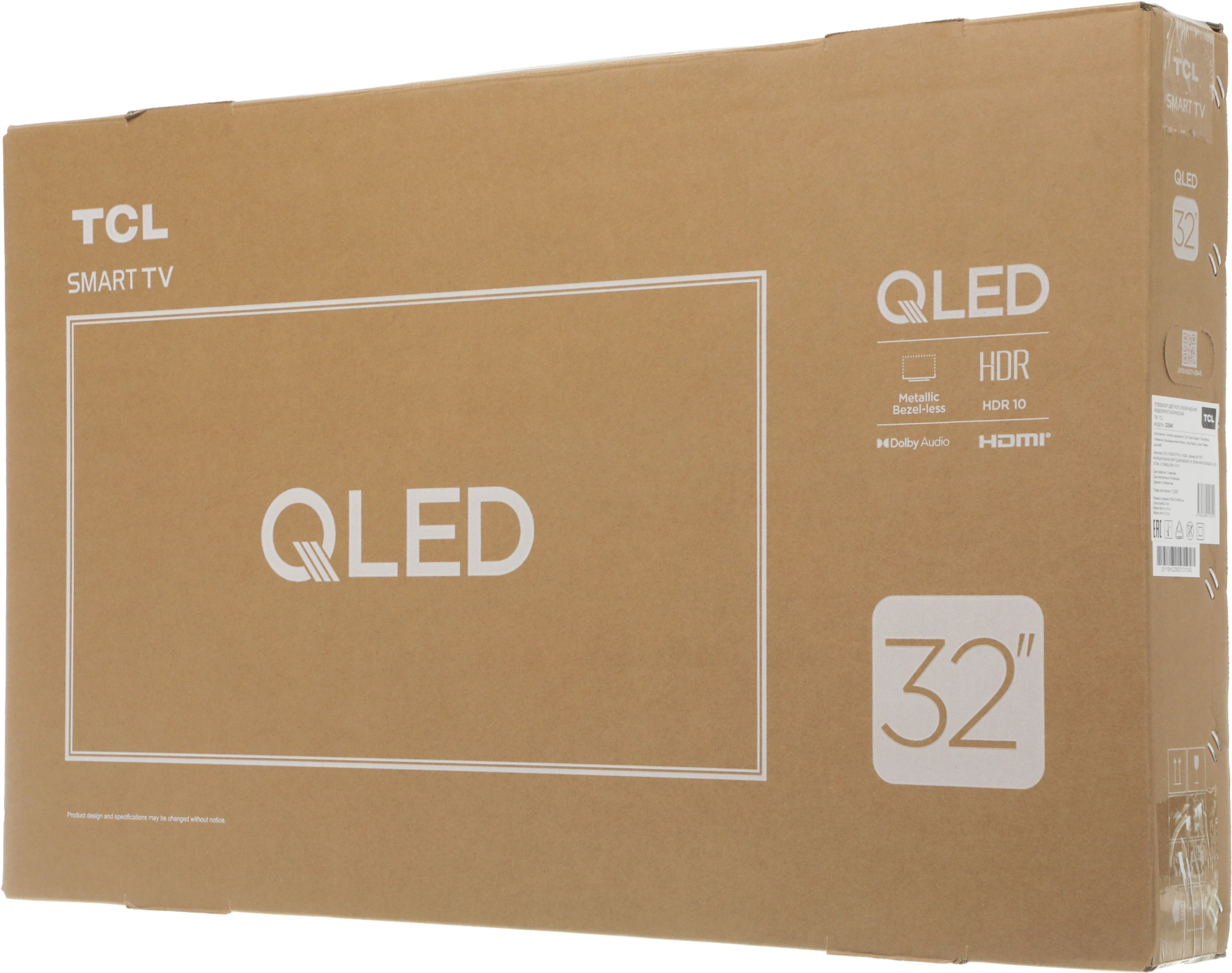 Телевизор QLED TCL 32" 32S4K-UZ черный HD 60Hz DVB-T DVB-T2 DVB-C DVB-S DVB-S2 USB WiFi Smart TV — миниатюра 8