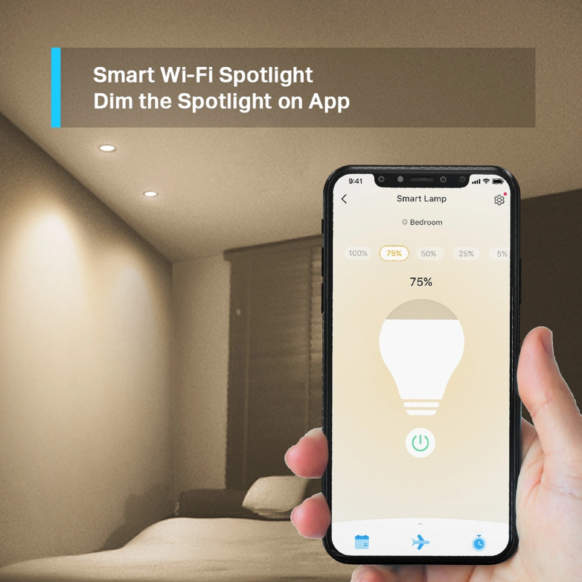 Умная лампа TP-Link Tapo L610 GU10 2.9Вт Wi-Fi (упак.:1шт) — миниатюра 3