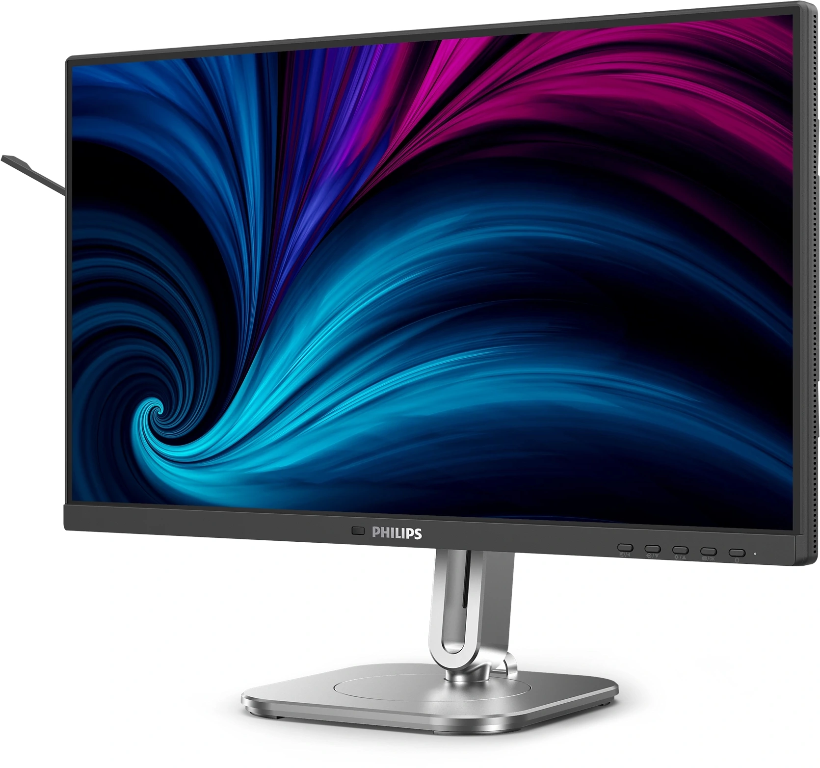 Монитор Philips 23.8" 24B2U4301 черный IPS LED 16:9 HDMI M/M матовая HAS Piv 300cd 178гр/178гр 1920x1080 120Hz DP FHD USB 5.74кг — миниатюра 5