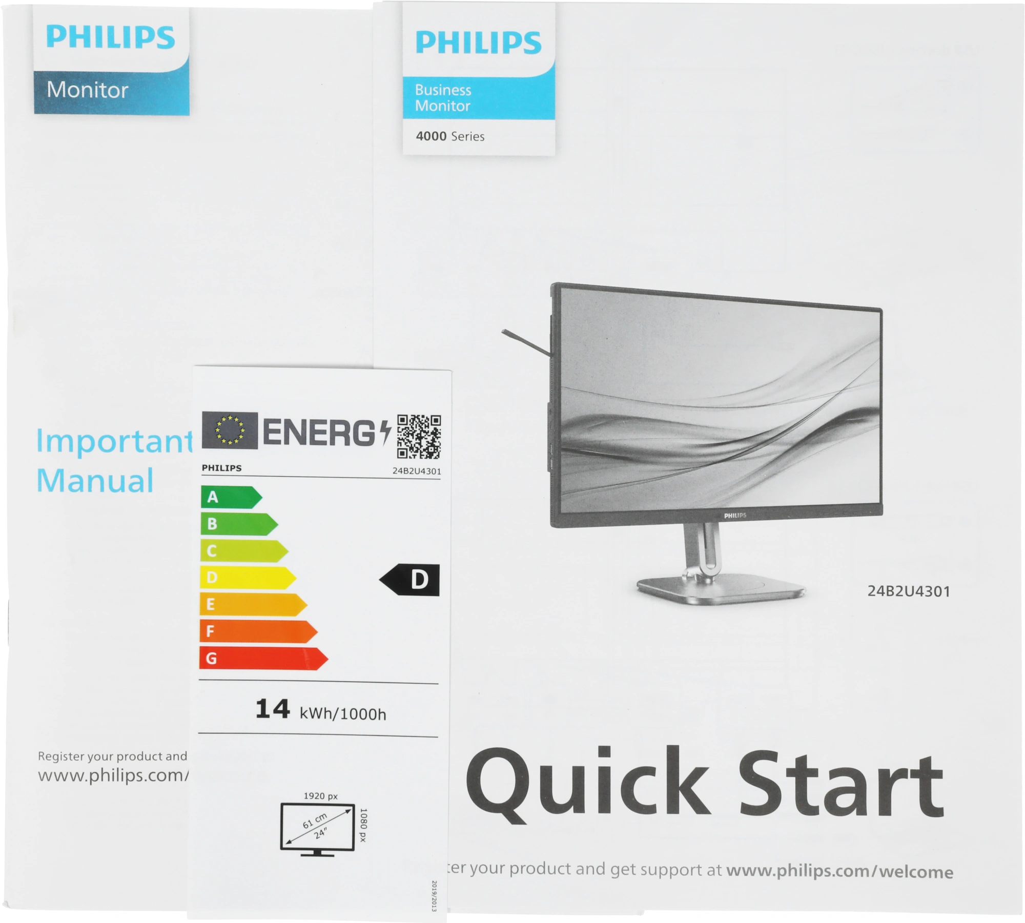 Монитор Philips 23.8" 24B2U4301 черный IPS LED 16:9 HDMI M/M матовая HAS Piv 300cd 178гр/178гр 1920x1080 120Hz DP FHD USB 5.74кг — миниатюра 8