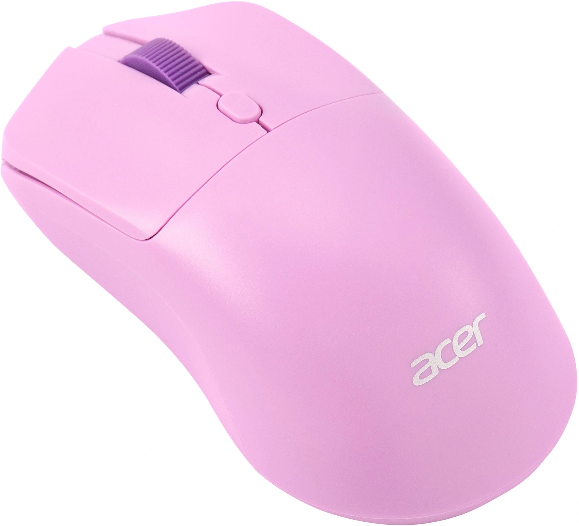 Мышь Acer OMR501 фиолетовый оптическая 1600dpi silent беспров. USB 4but (ZL.MCE11.017) — миниатюра 4
