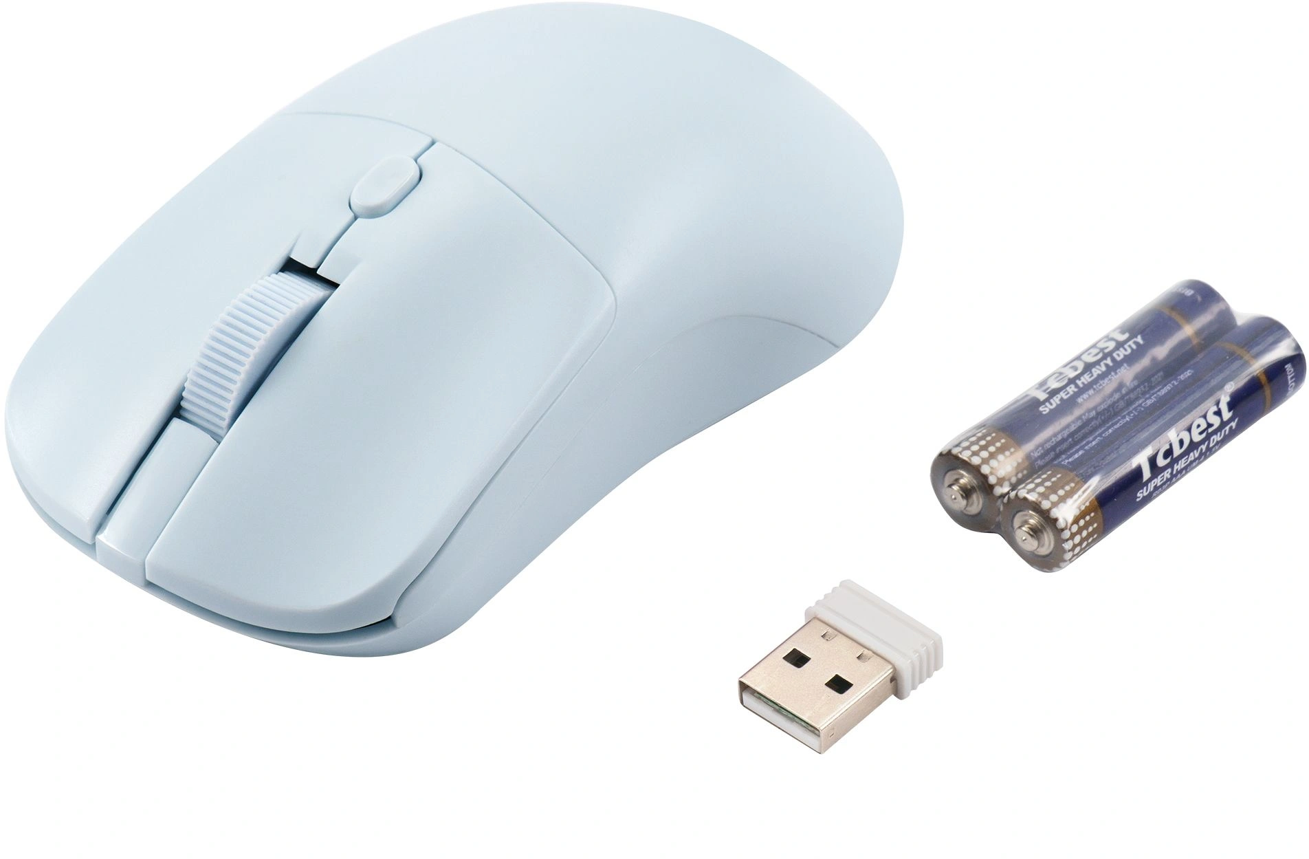 Мышь Acer OMR501 голубой оптическая 1600dpi silent беспров. USB 4but (ZL.MCE11.019) — миниатюра 10